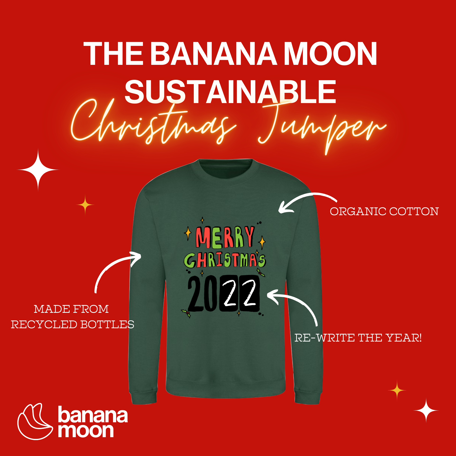 Banana Moons First Sustainable Christmas Jumper