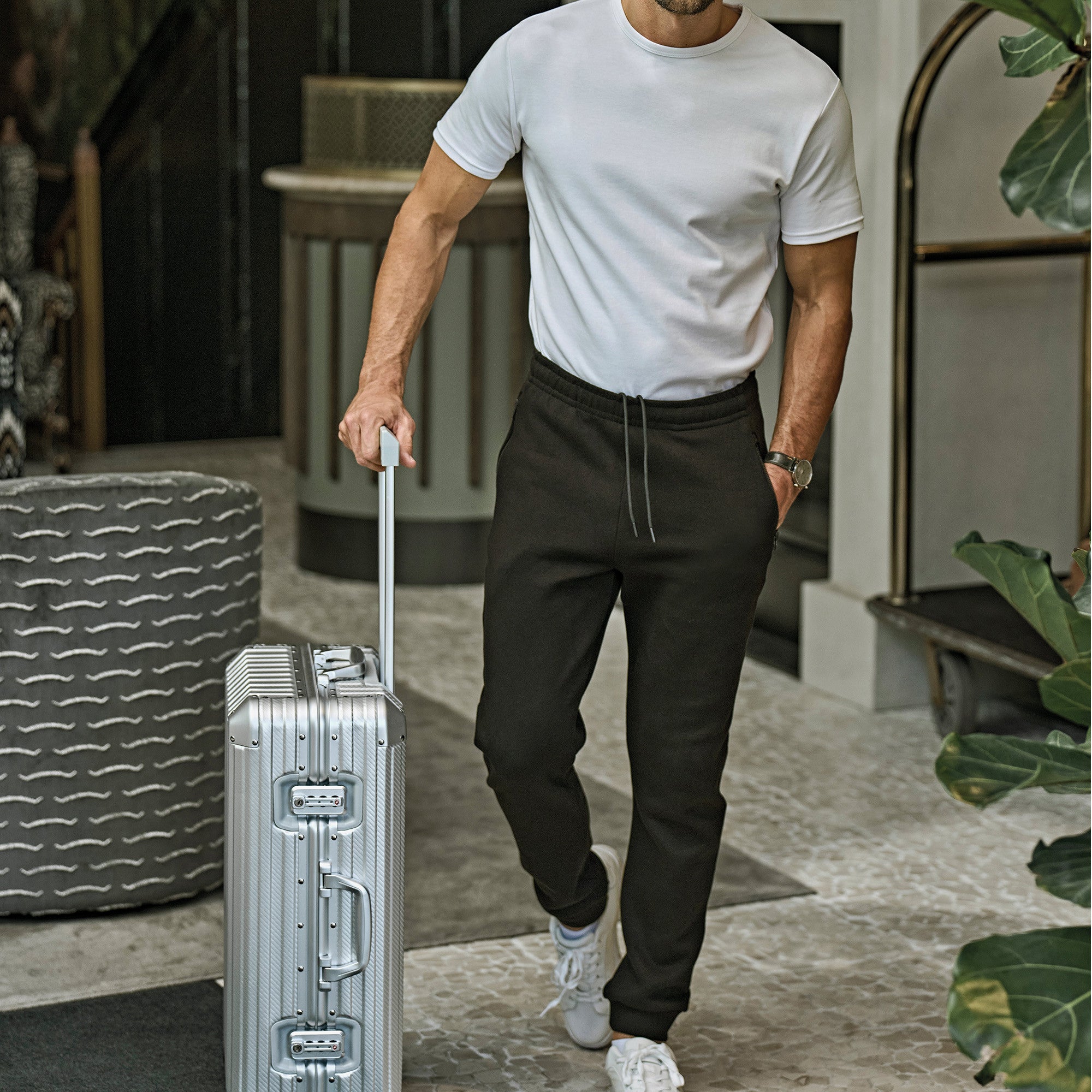 Ribbed Interlock Pants