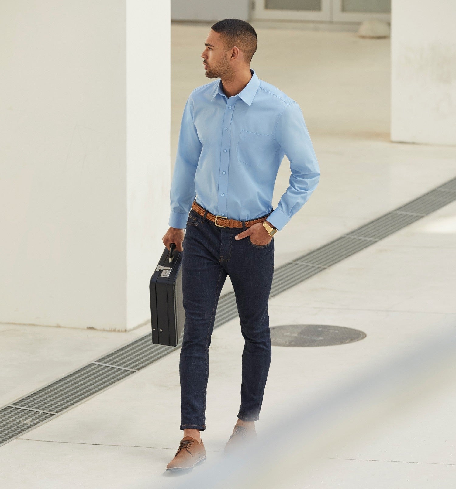 Long Sleeve Poplin Shirt