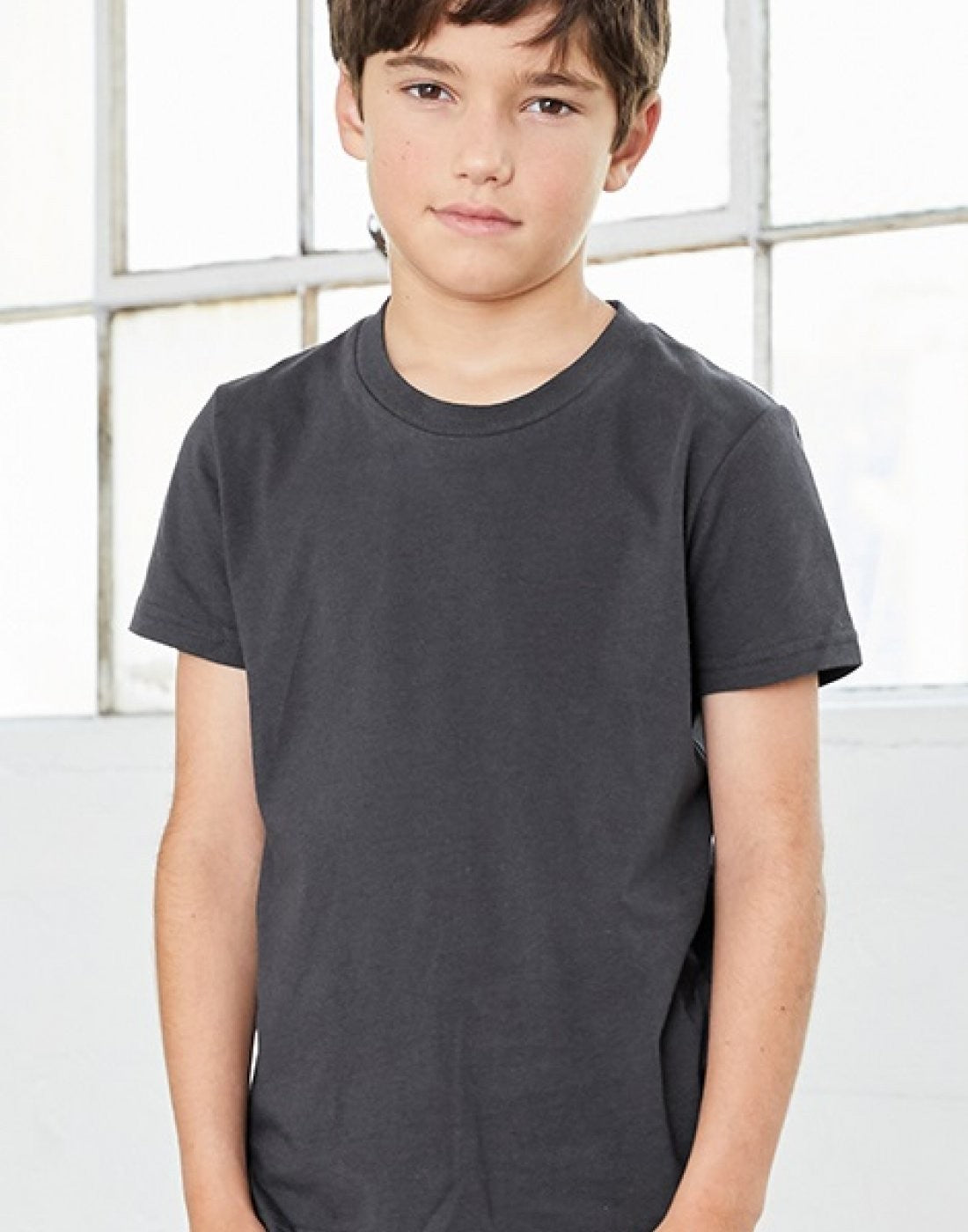 Youth Canvas Crew Neck T-Shirt