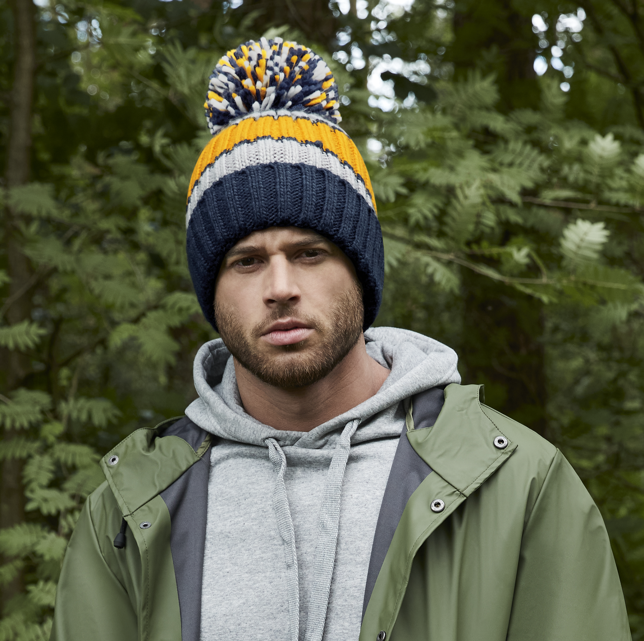 Hygge Striped Beanie