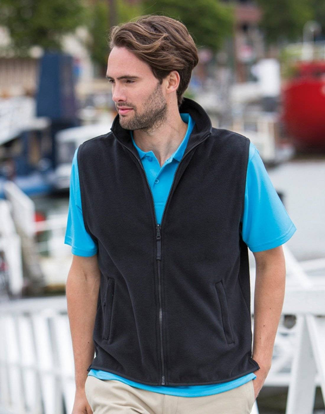 Sleeveless Microfleece Jacket