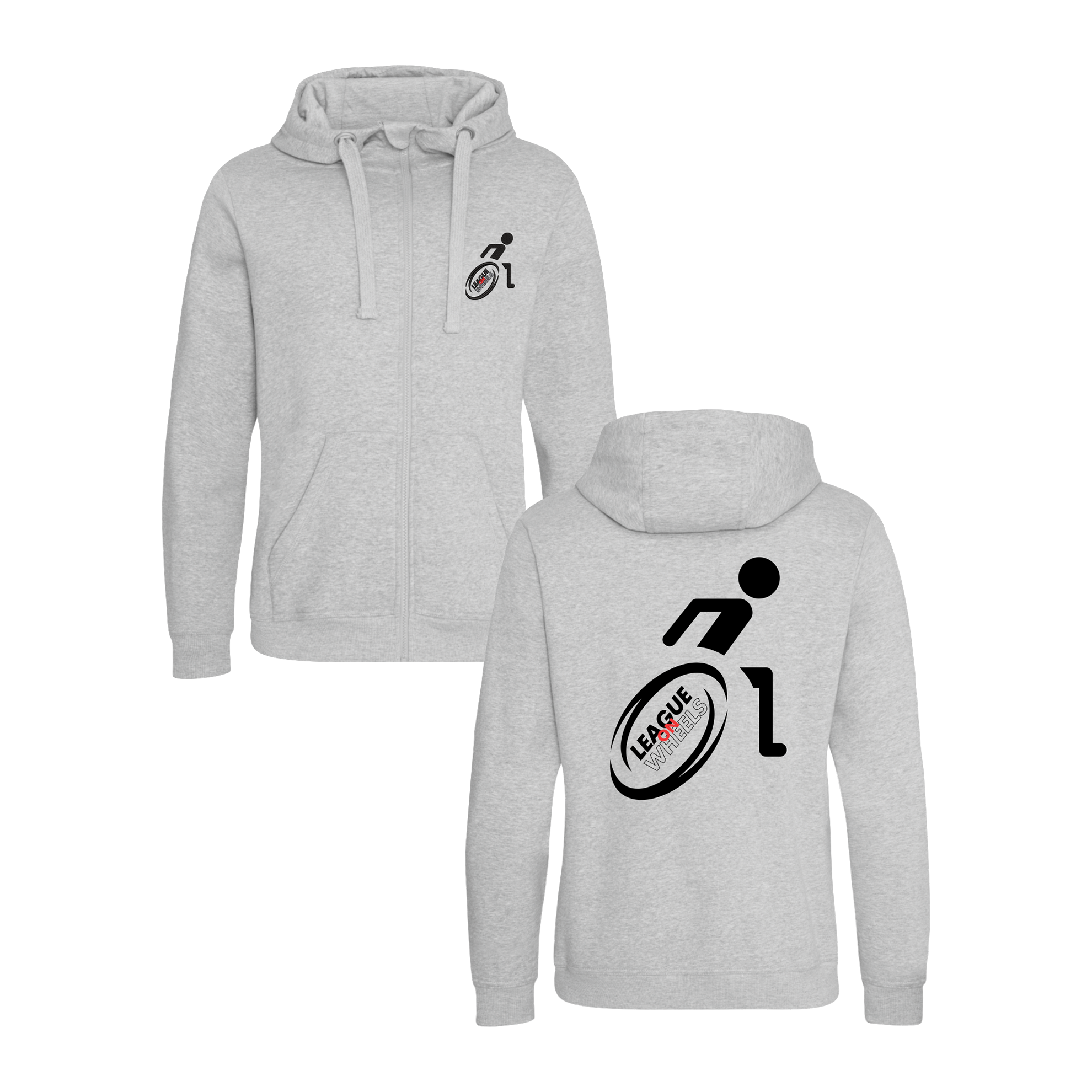 League on Wheels Zip Up Hoodie