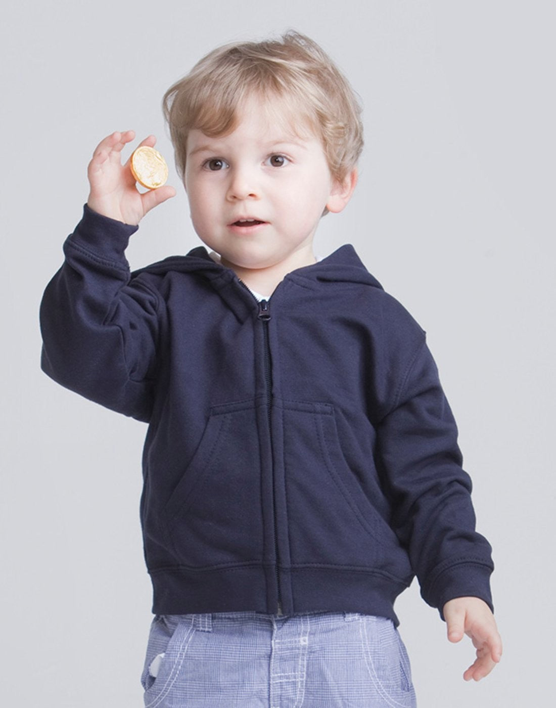 Zip Through Hooded Sweatshirt