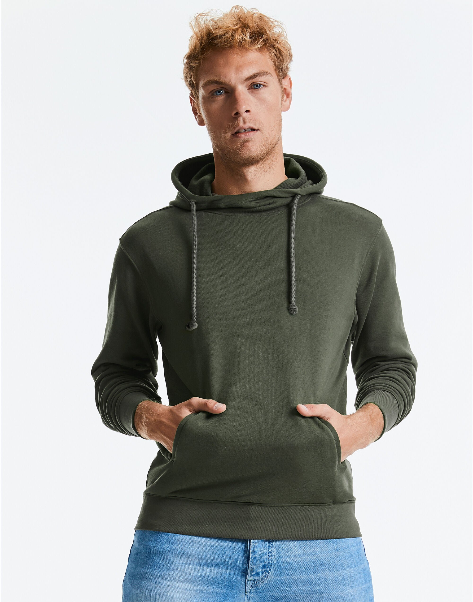 Pure Organic High Collar Hooded Sweat