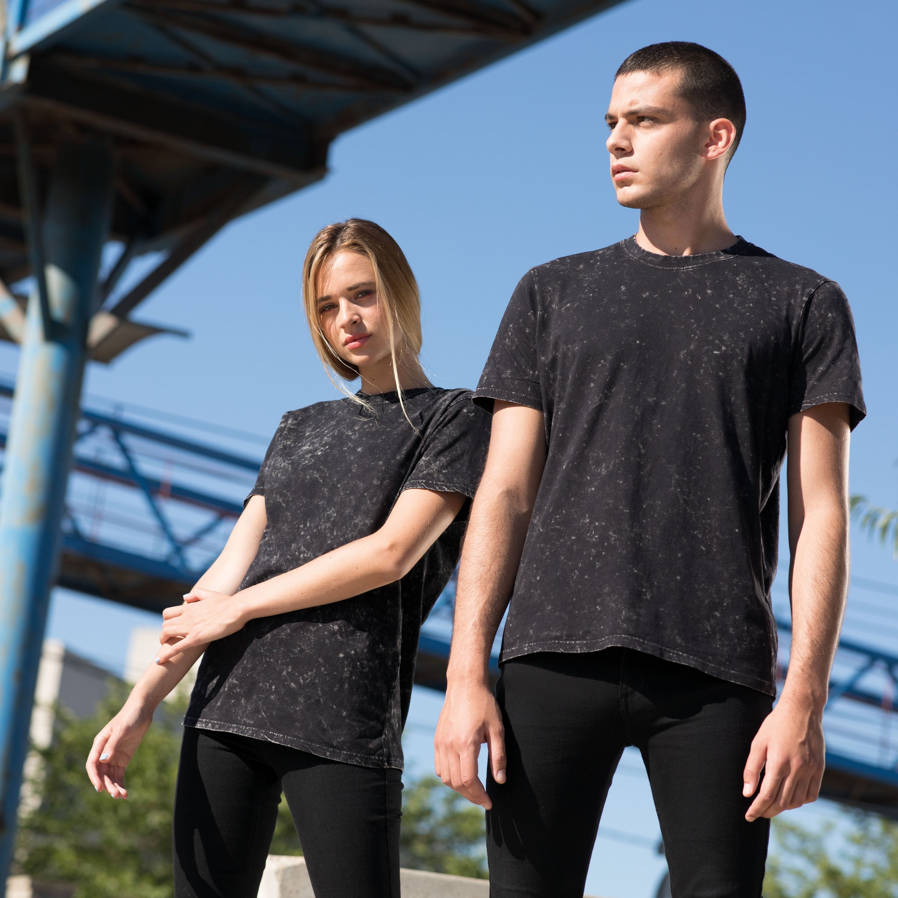 Unisex Washed Band T-Shirt