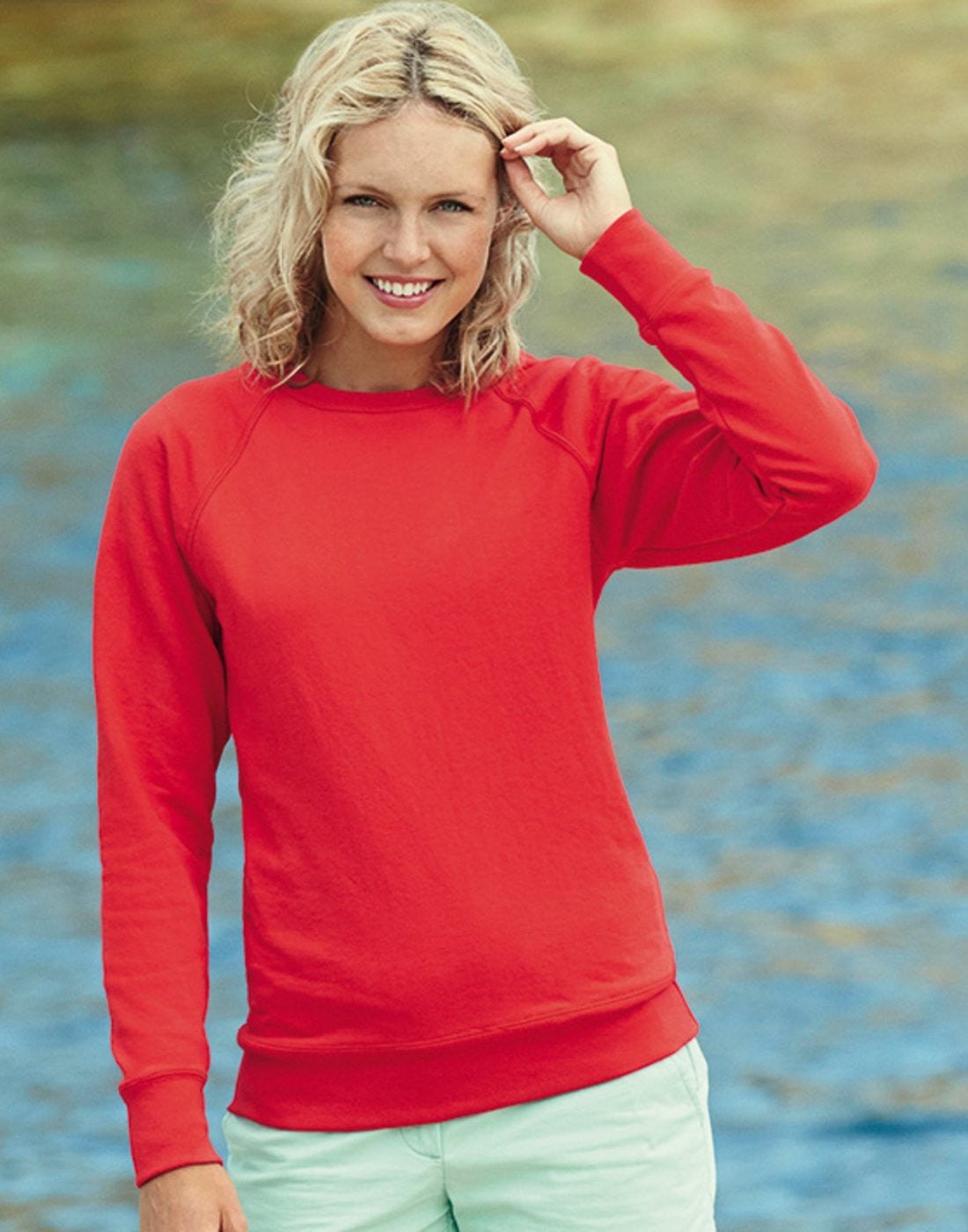 Lady-fit Lightweight Raglan Sweat