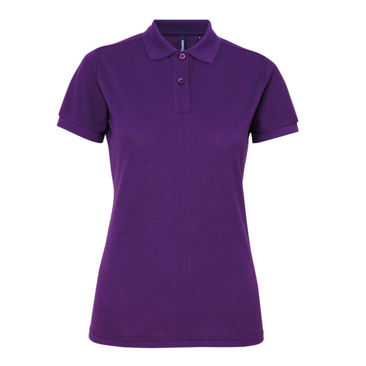 Womens Polycotton Blend Polo | PURPLE