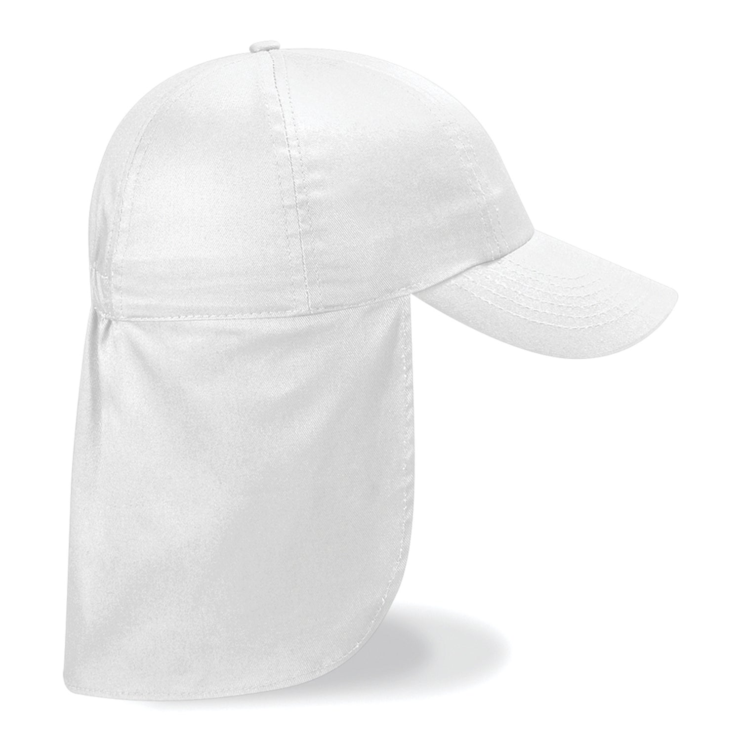Junior Legionnaire Style Cap | WHITE