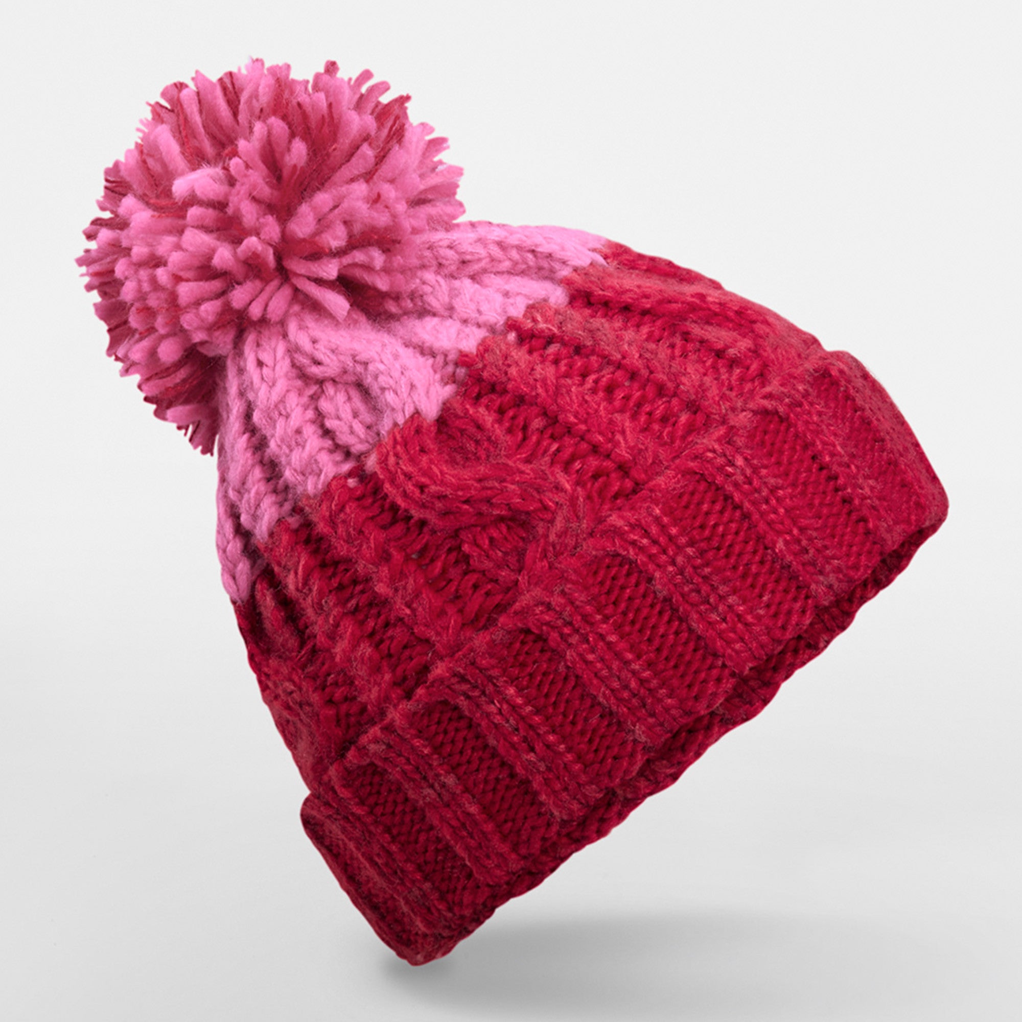 Apres Beanie | CLASSIC RED/TRUE PINK