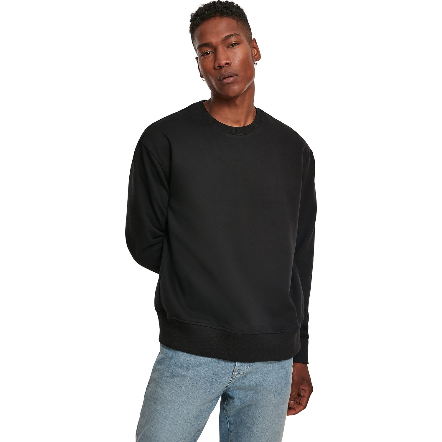 Premium Oversize Crew Neck | BLACK