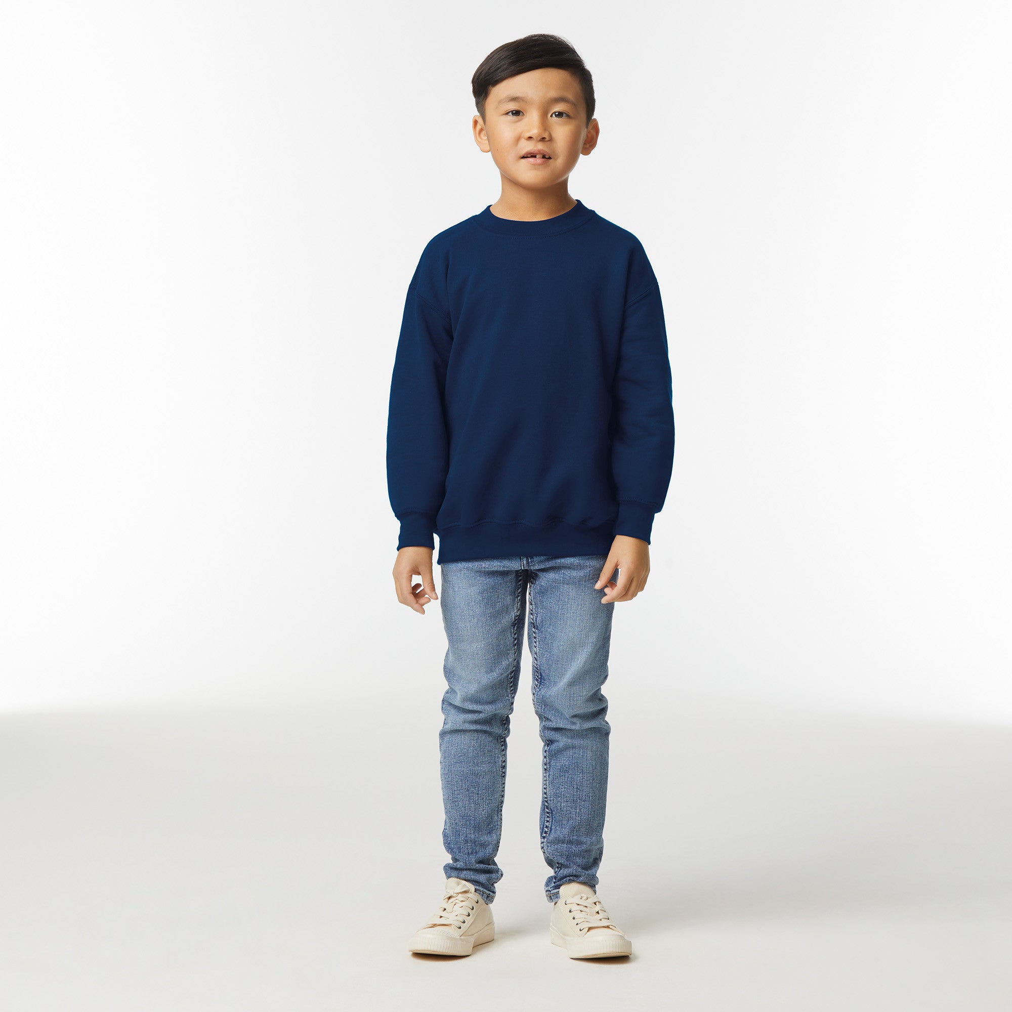 Heavy Blend Youth Crew Neck Sweatshirt | FOREST GREEN