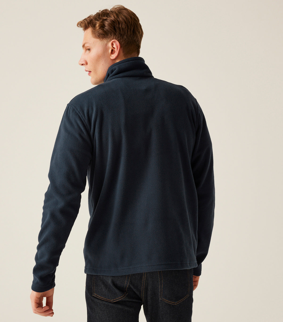 Honestly Made Recycled Half Zip Fleece | NAVY