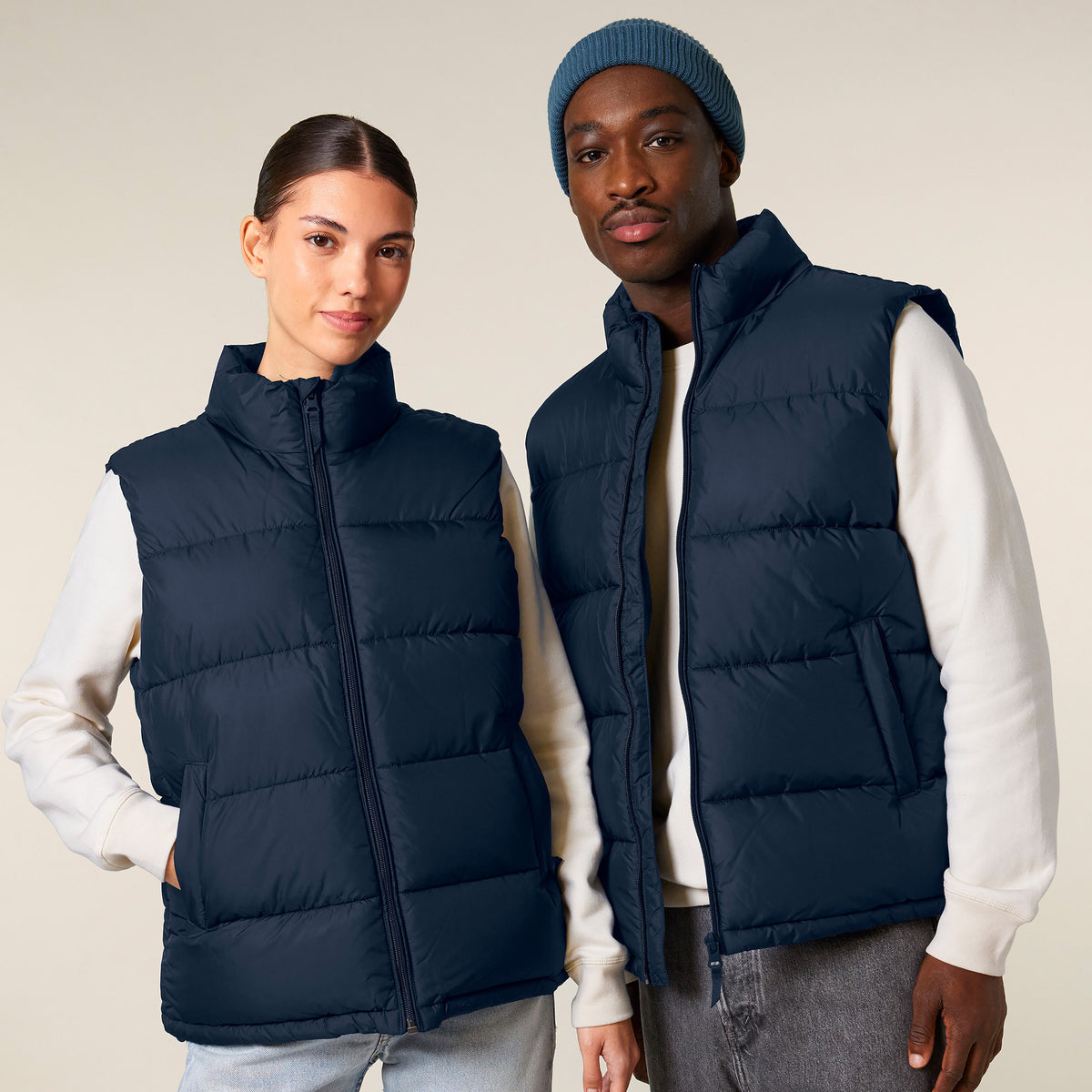 Padded Puffer Gilet | BLACK