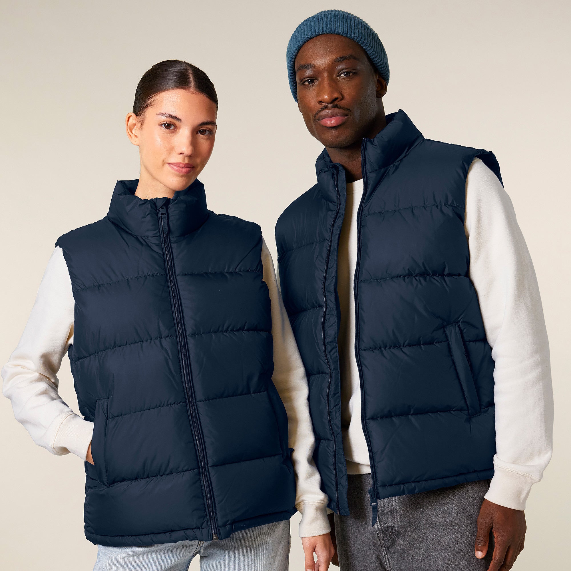 Padded Puffer Gilet | DESERT DUST