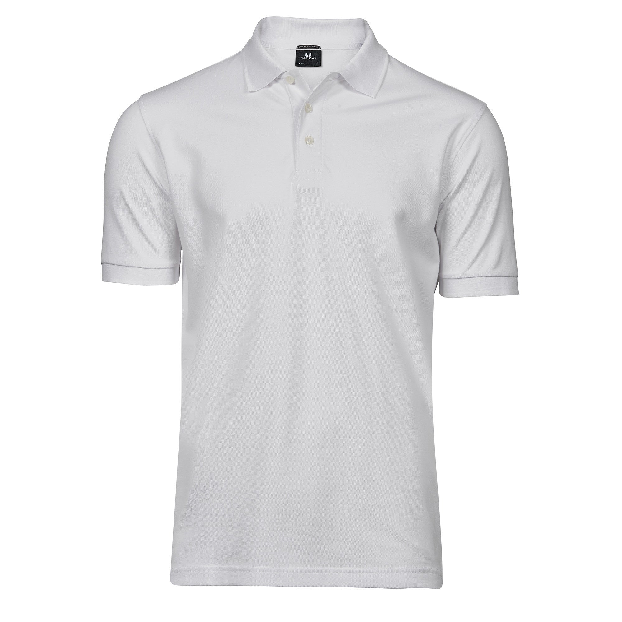 Luxury Stretch Polo | WHITE