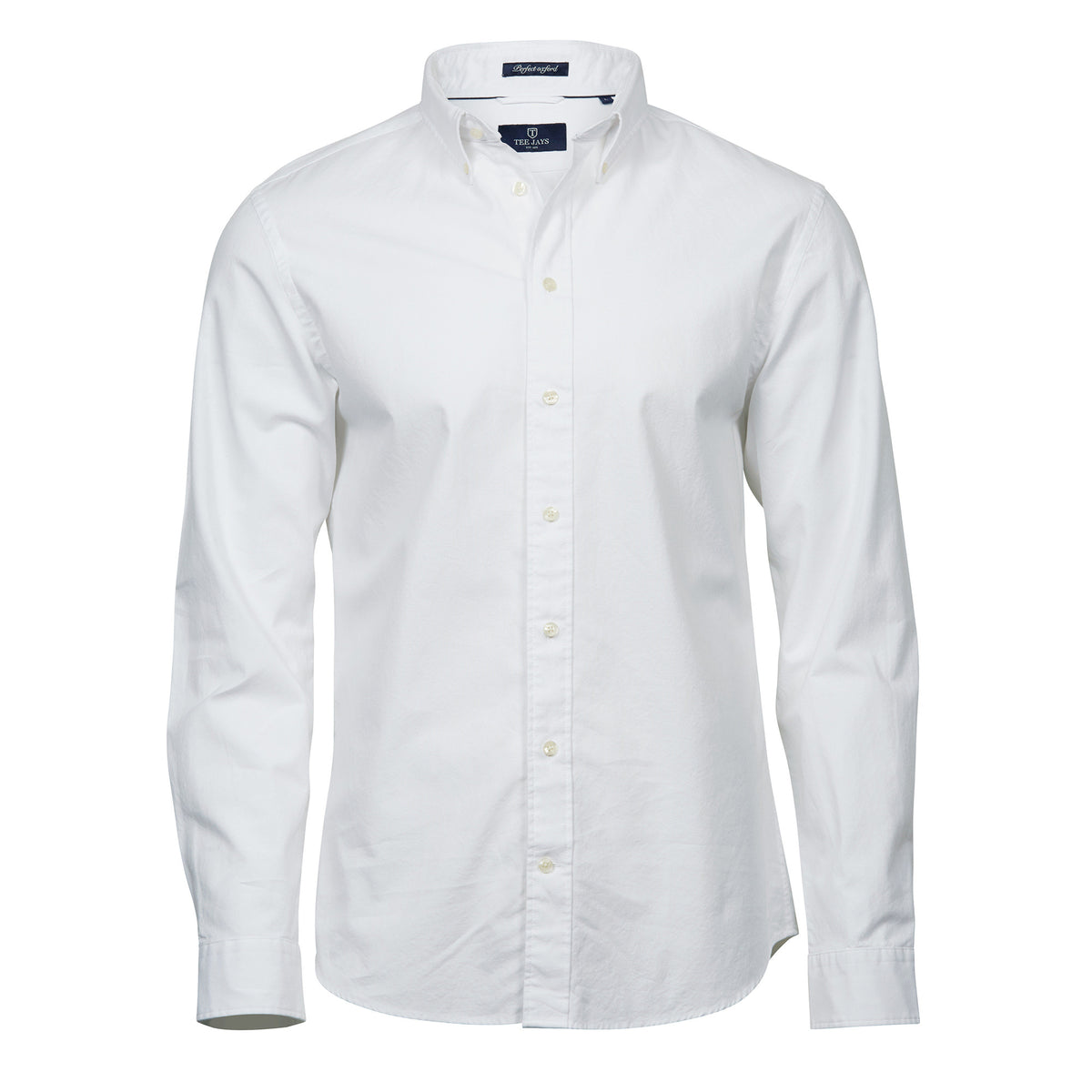 Perfect Long Sleeve Oxford Shirt | WHITE
