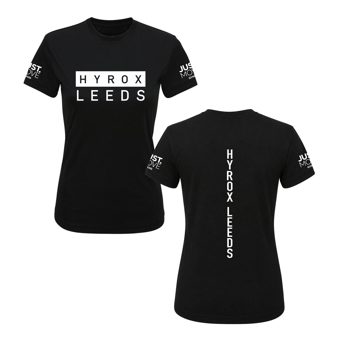 Hyrox Leeds 2026 - Womens Performance Tee | BLACK