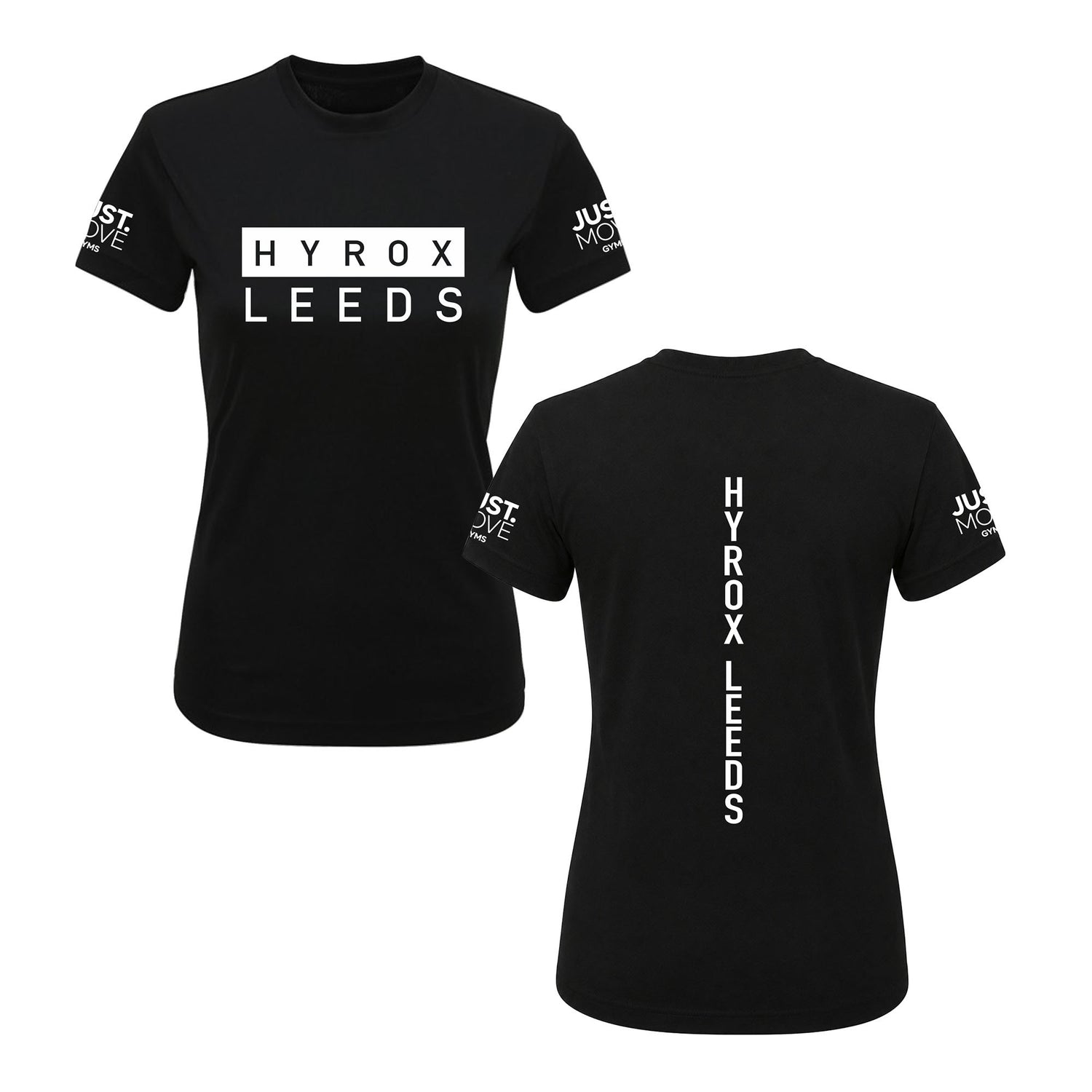 Hyrox Leeds 2026 - Womens Performance Tee | BLACK
