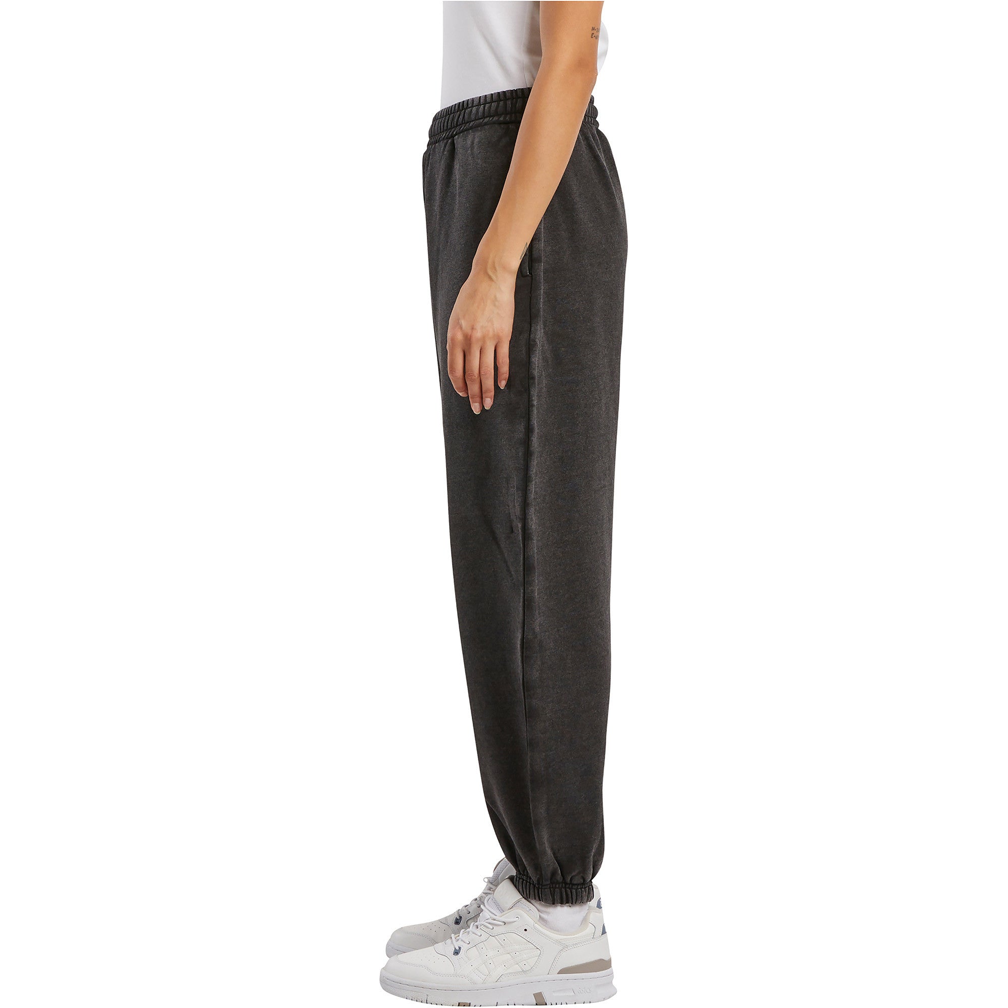 Womens Vintage Heavy Sweatpants | BLACK