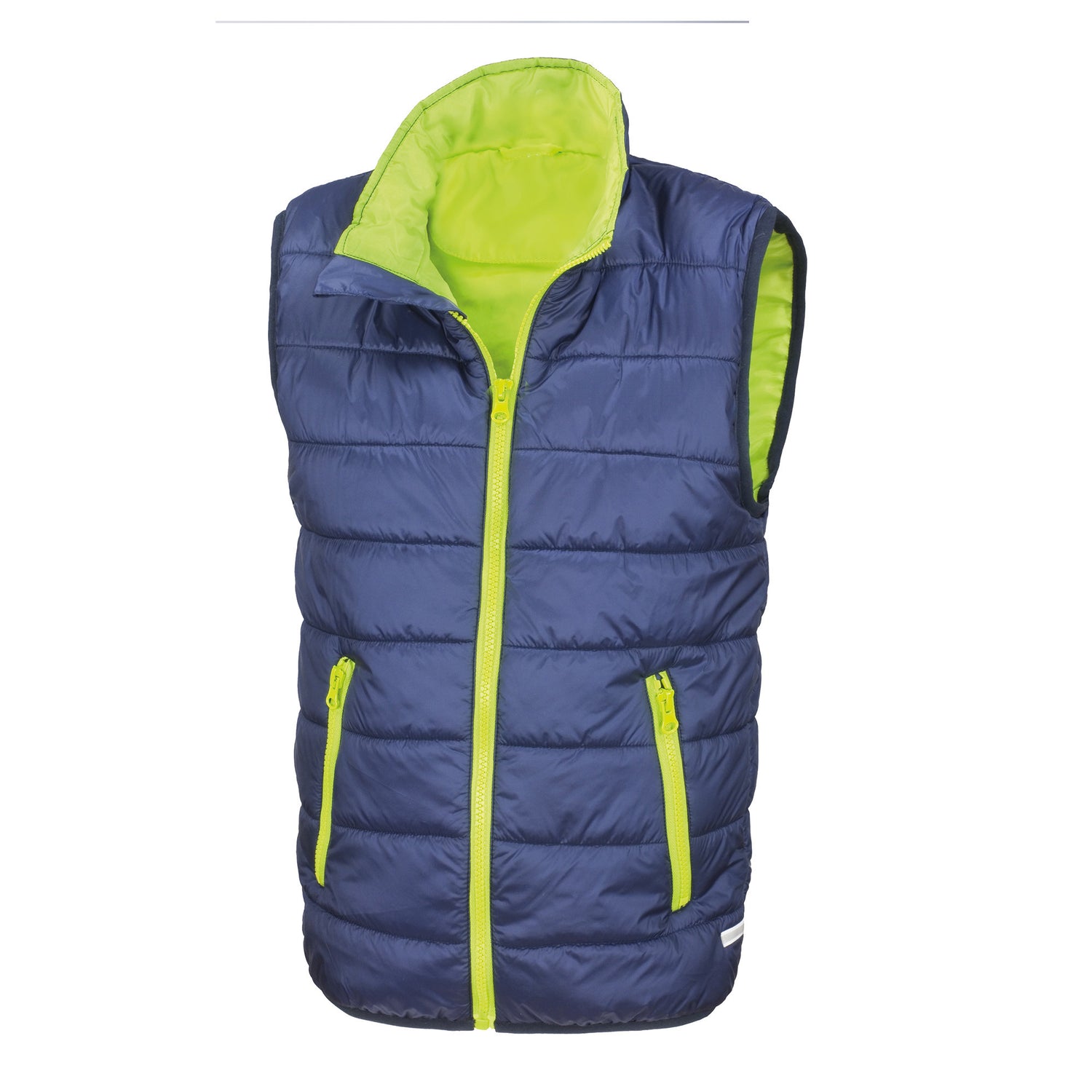 Core Junior Bodywarmer | NAVY/LIME