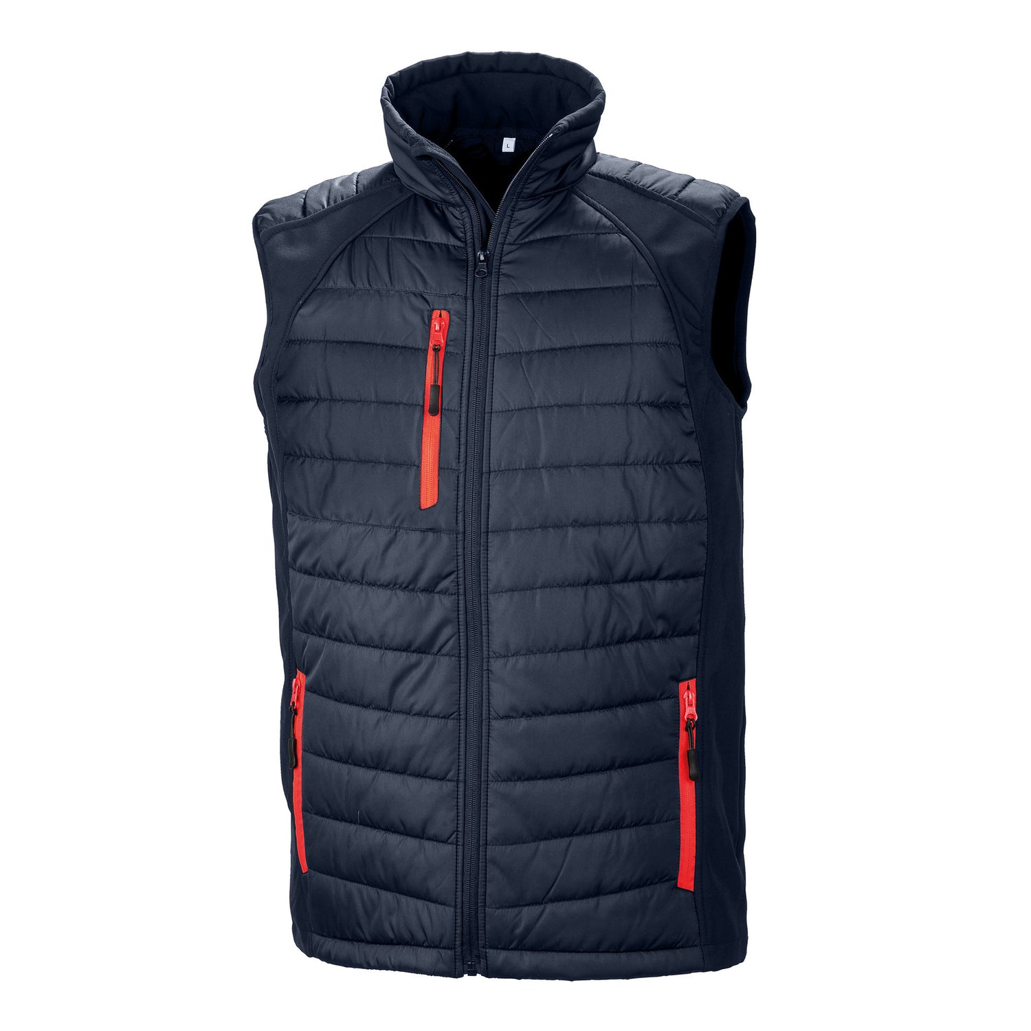 Compass Padded Gilet | NAVY/RED