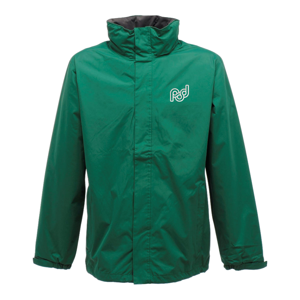 Pod Ardmore Waterproof Shell Jacket | BOTTLE GREEN/SEAL GREY