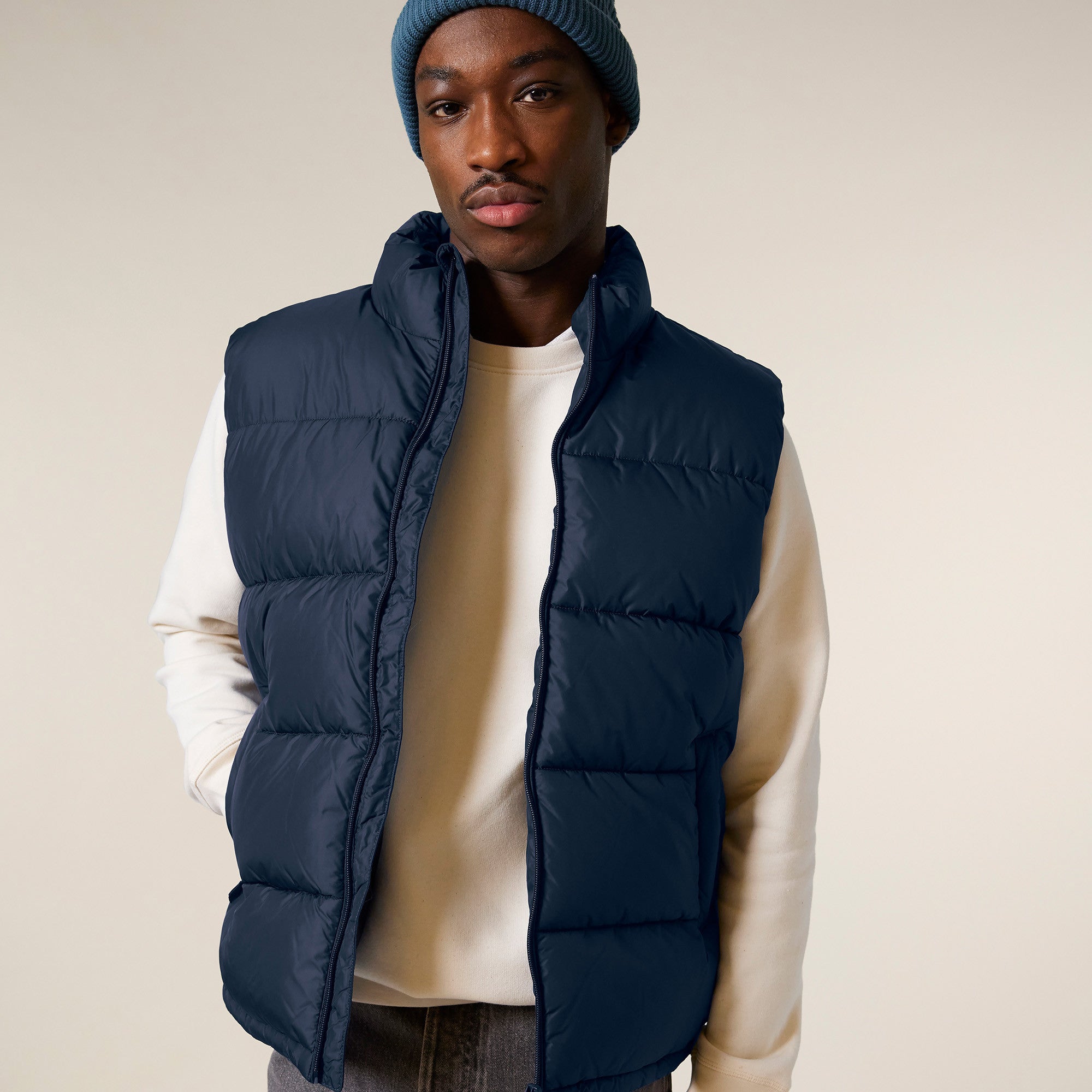 Padded Puffer Gilet | DESERT DUST