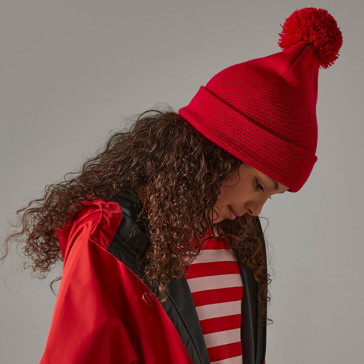 Junior Original Pom Pom Beanie | BOTTLE GREEN