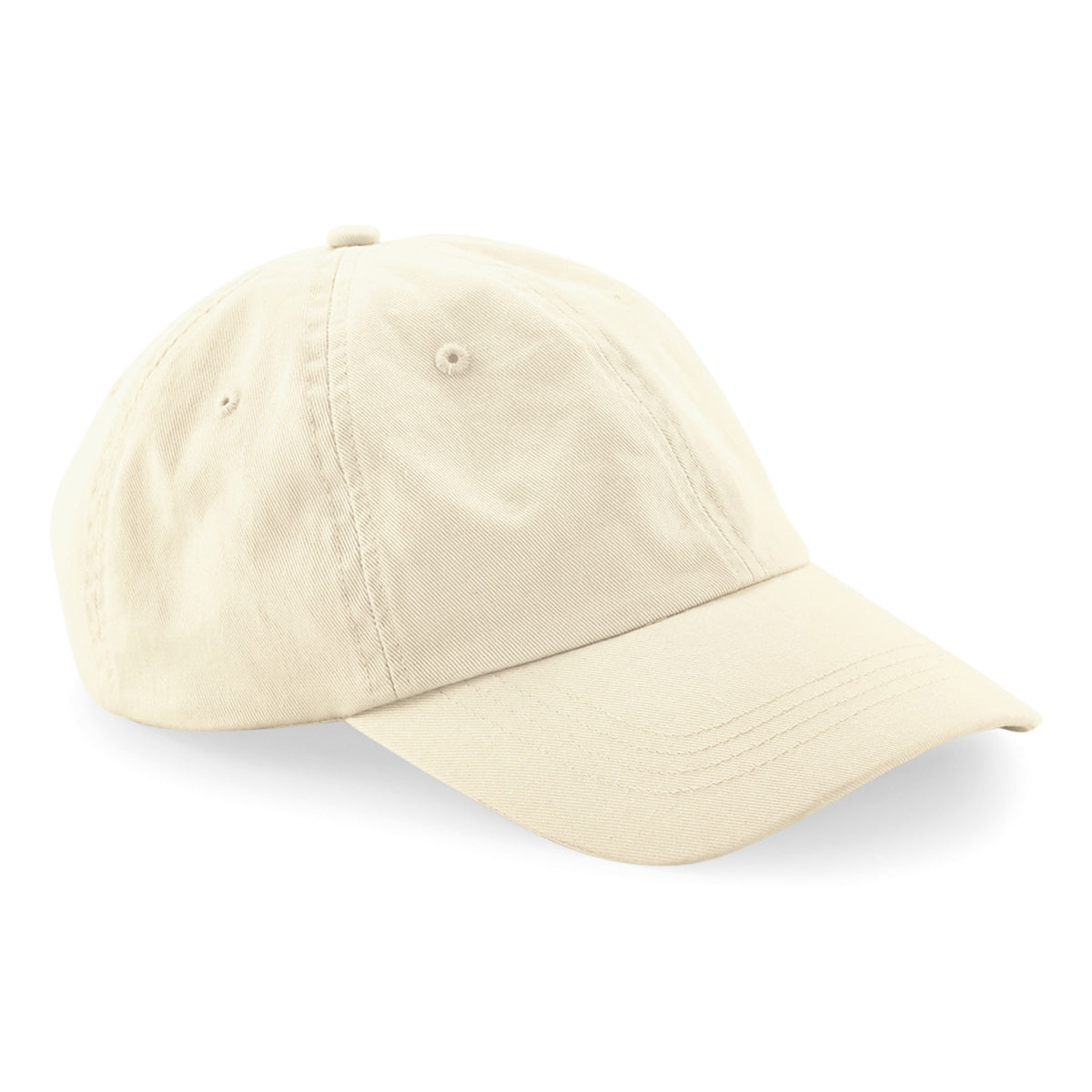 Organic Cotton 6 Panel Dad Cap | NATURAL