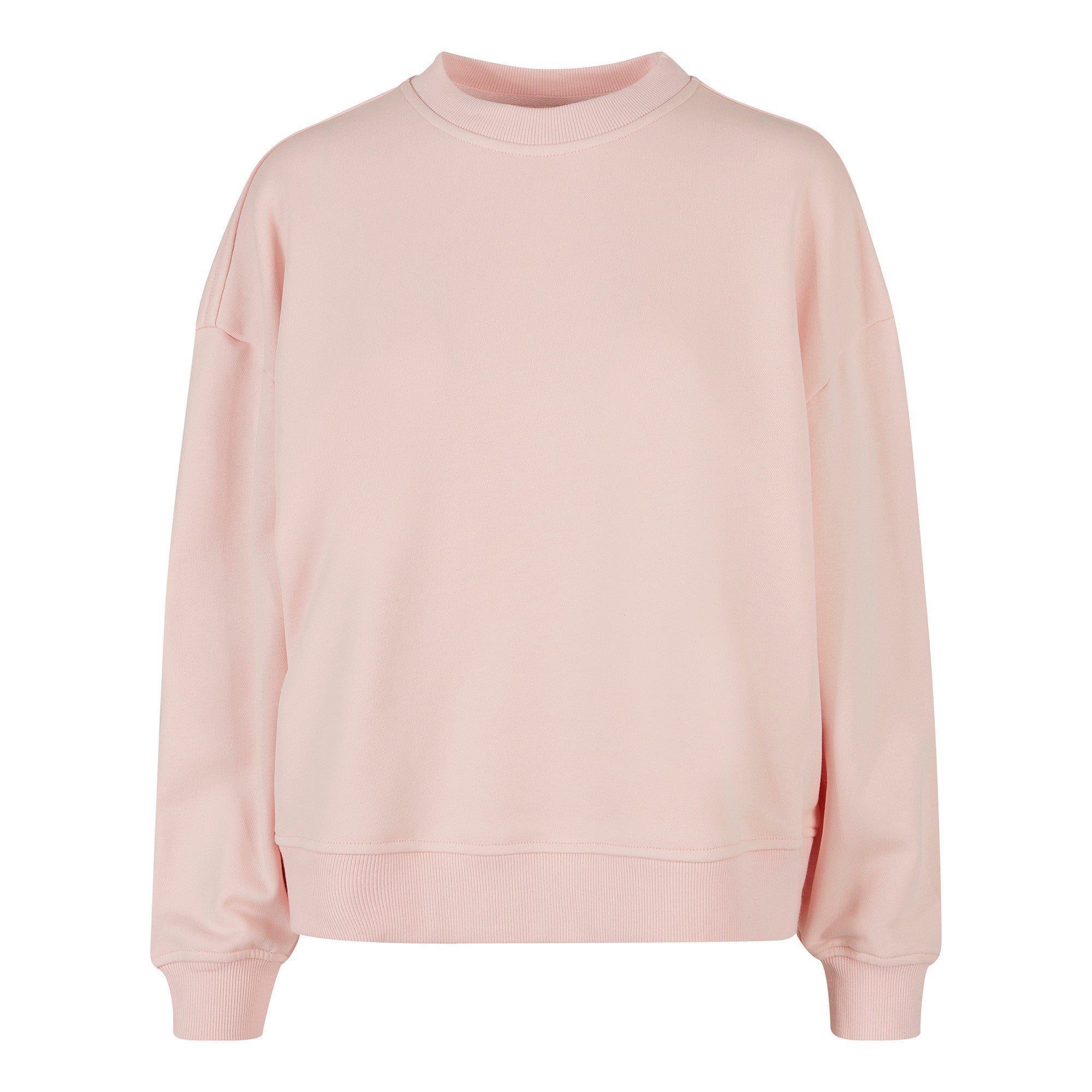 Womens Oversized Crew Neck Sweatshirt | PINK