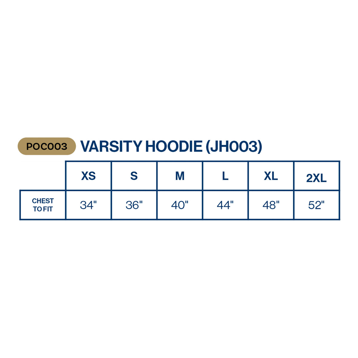 Pocklington Varsity Hoodie - Hive at Dolman | NEW FRENCH NAVY/SKY BLUE