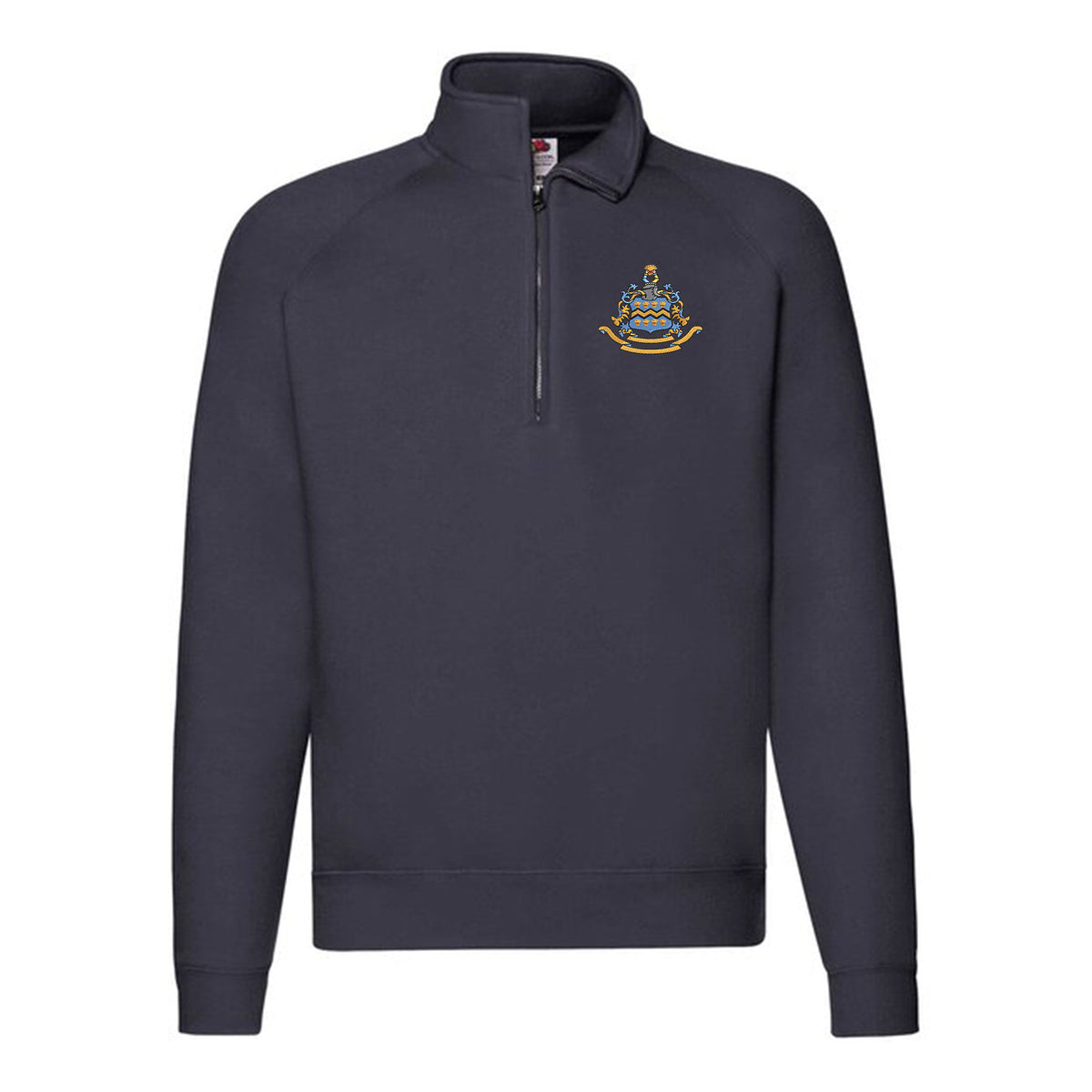 Pocklington Quarter Zip - Crest Only | DEEP NAVY