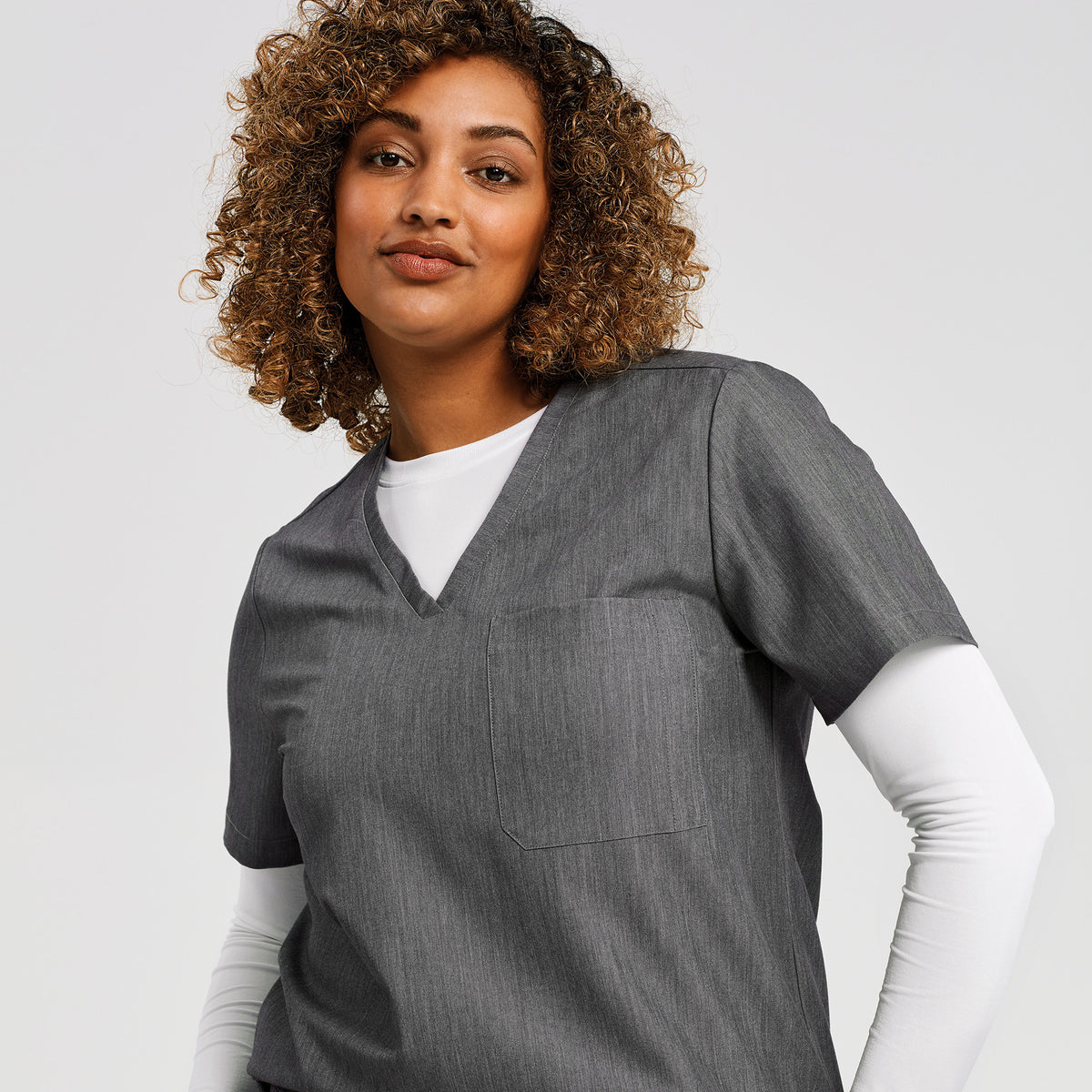 Womens Limitless Onna-stretch tunic | BLACK