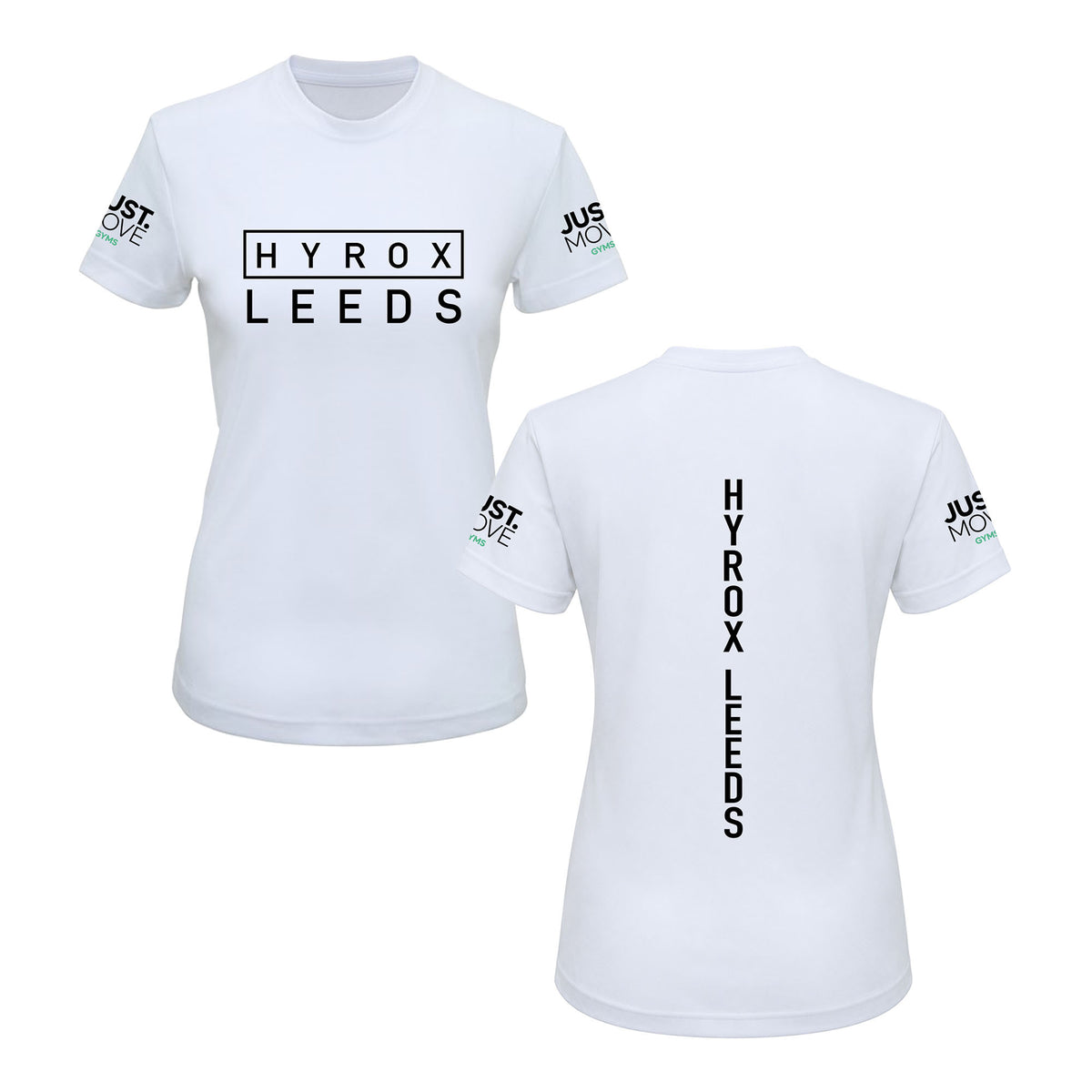 Hyrox Leeds 2026 - Womens Performance Tee | WHITE