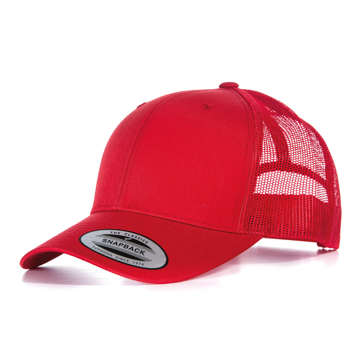 Retro Trucker Cap | RED/RED