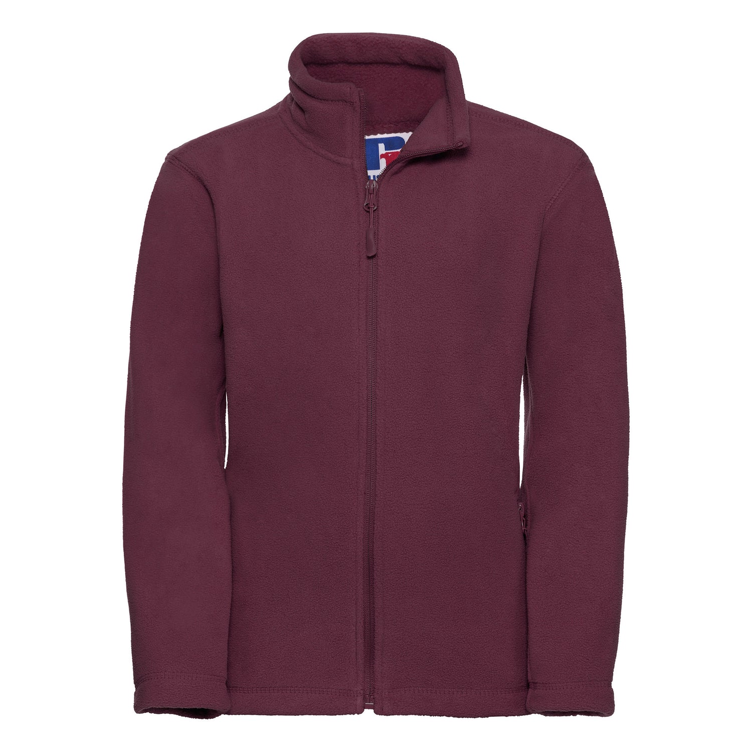 Kids Full Zip Outdoor Fleece | BURGUNDY