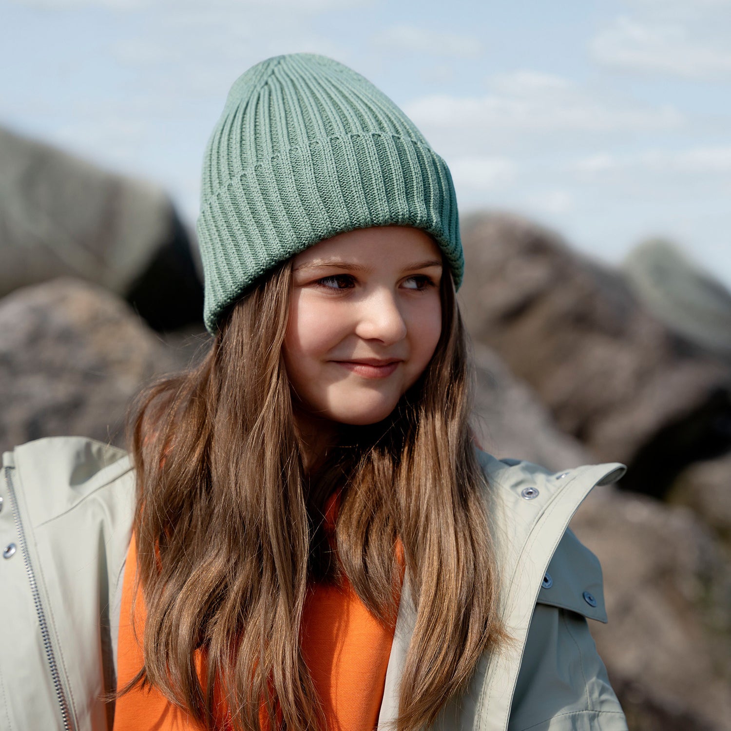 Organic Cotton Kids Beanie | OXFORD NAVY