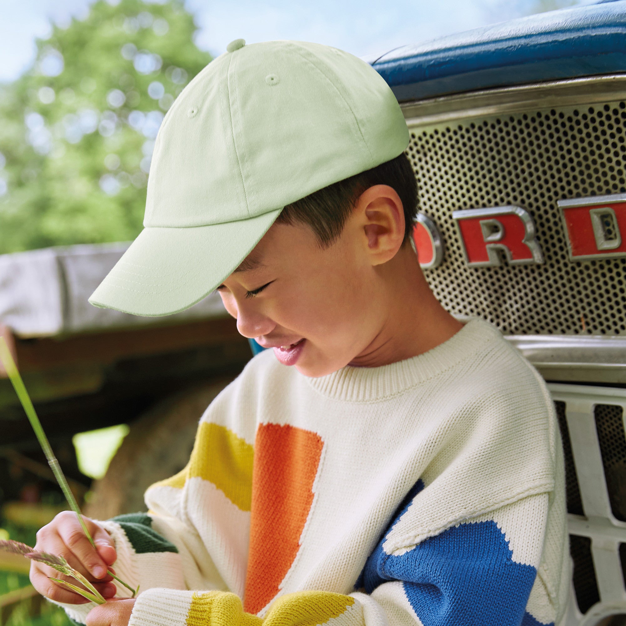 Junior Low-Profile 6-Panel Dad Cap | OLIVE GREEN