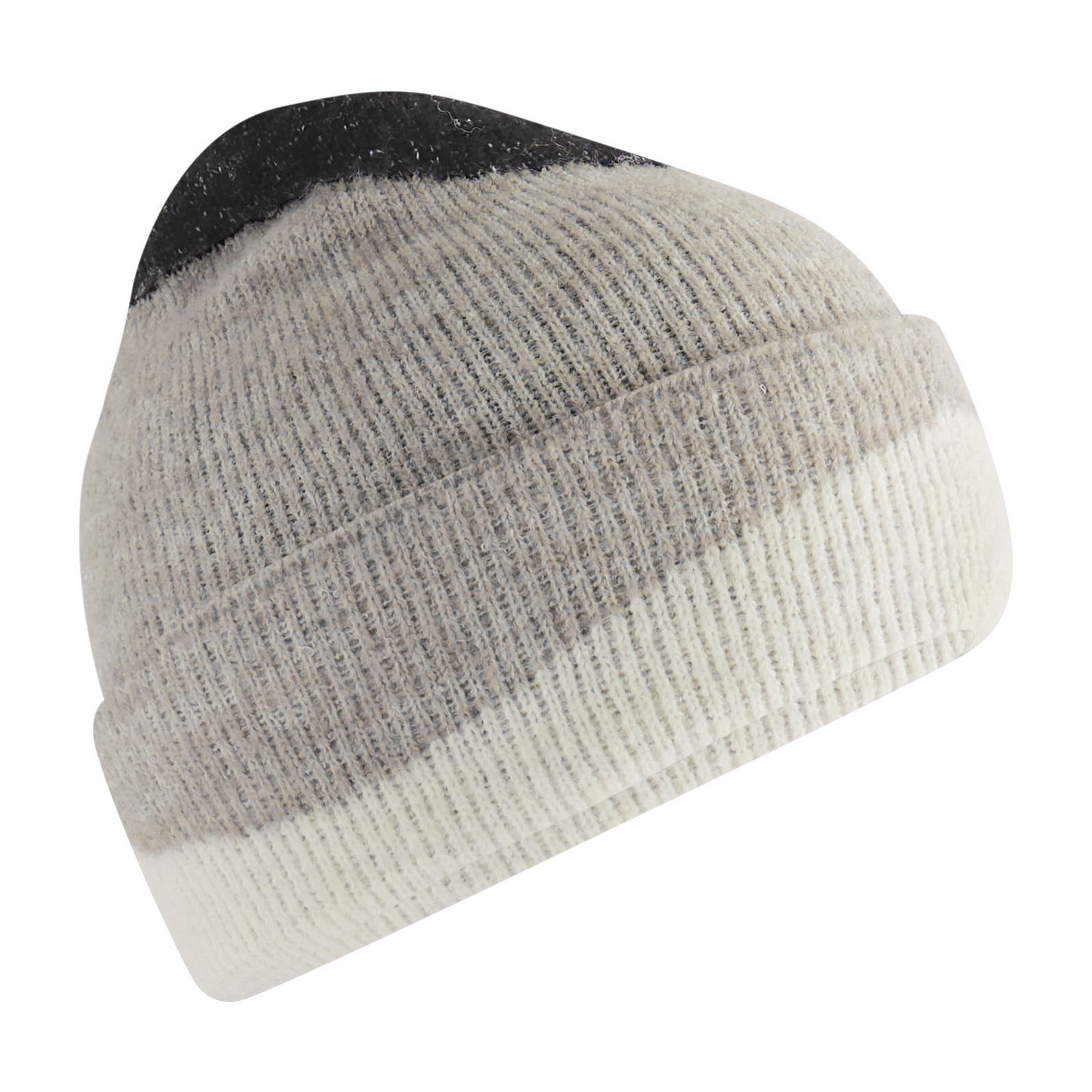 Soft Wave Beanie | BLACK/LIGHT GREY/SOFT WHITE