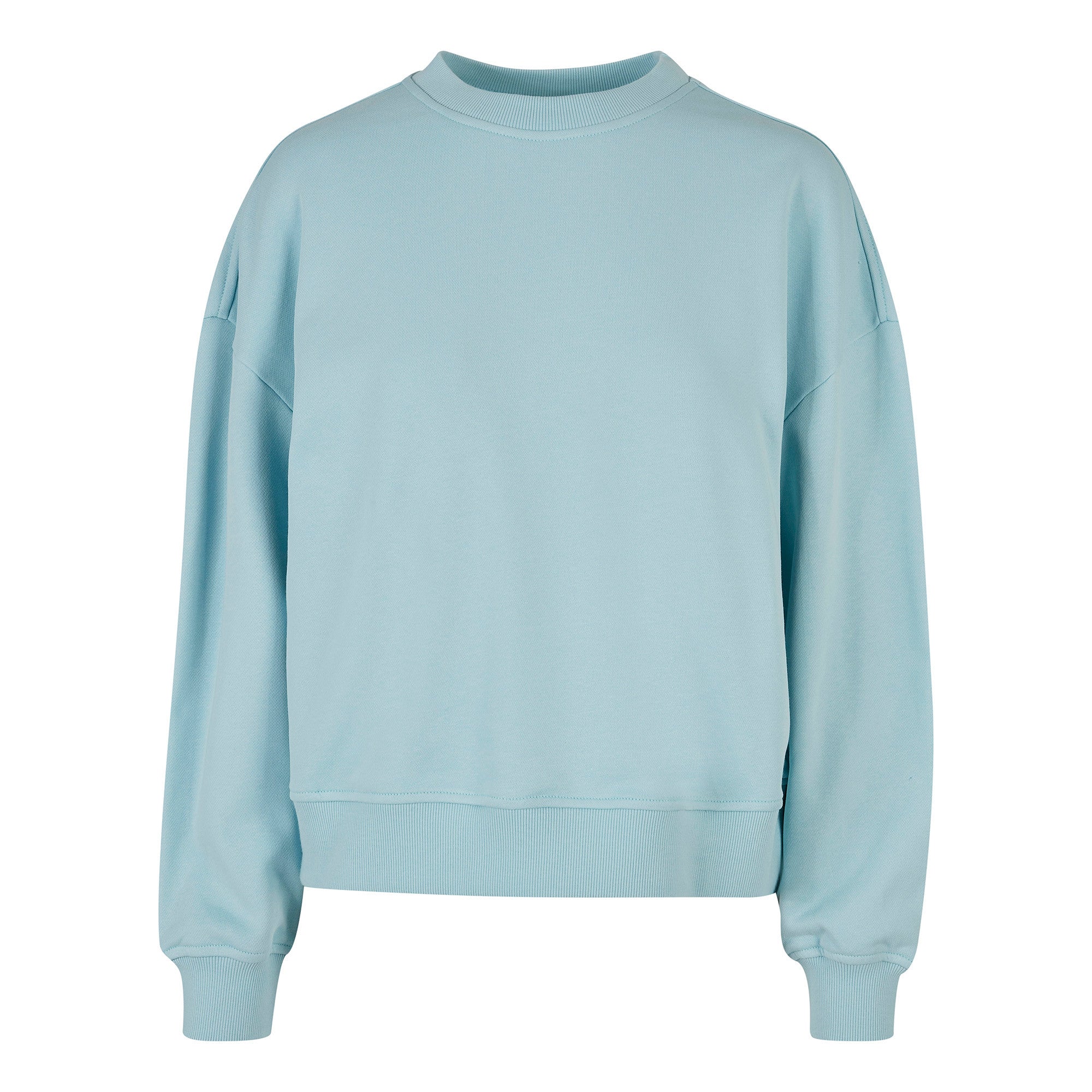 Womens Oversized Crew Neck Sweatshirt | OCEAN BLUE