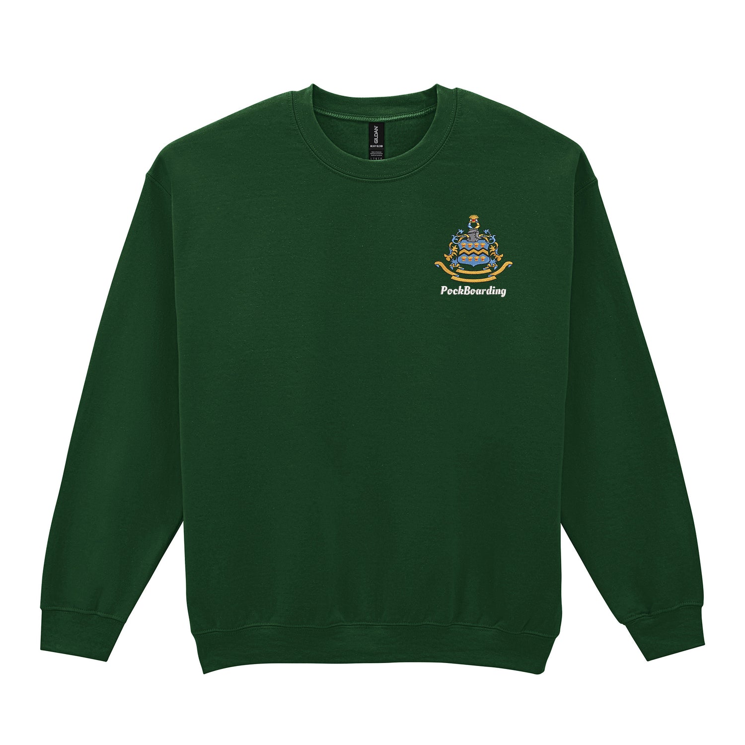 Pocklington Sweatshirt - PockBoarding | FOREST GREEN