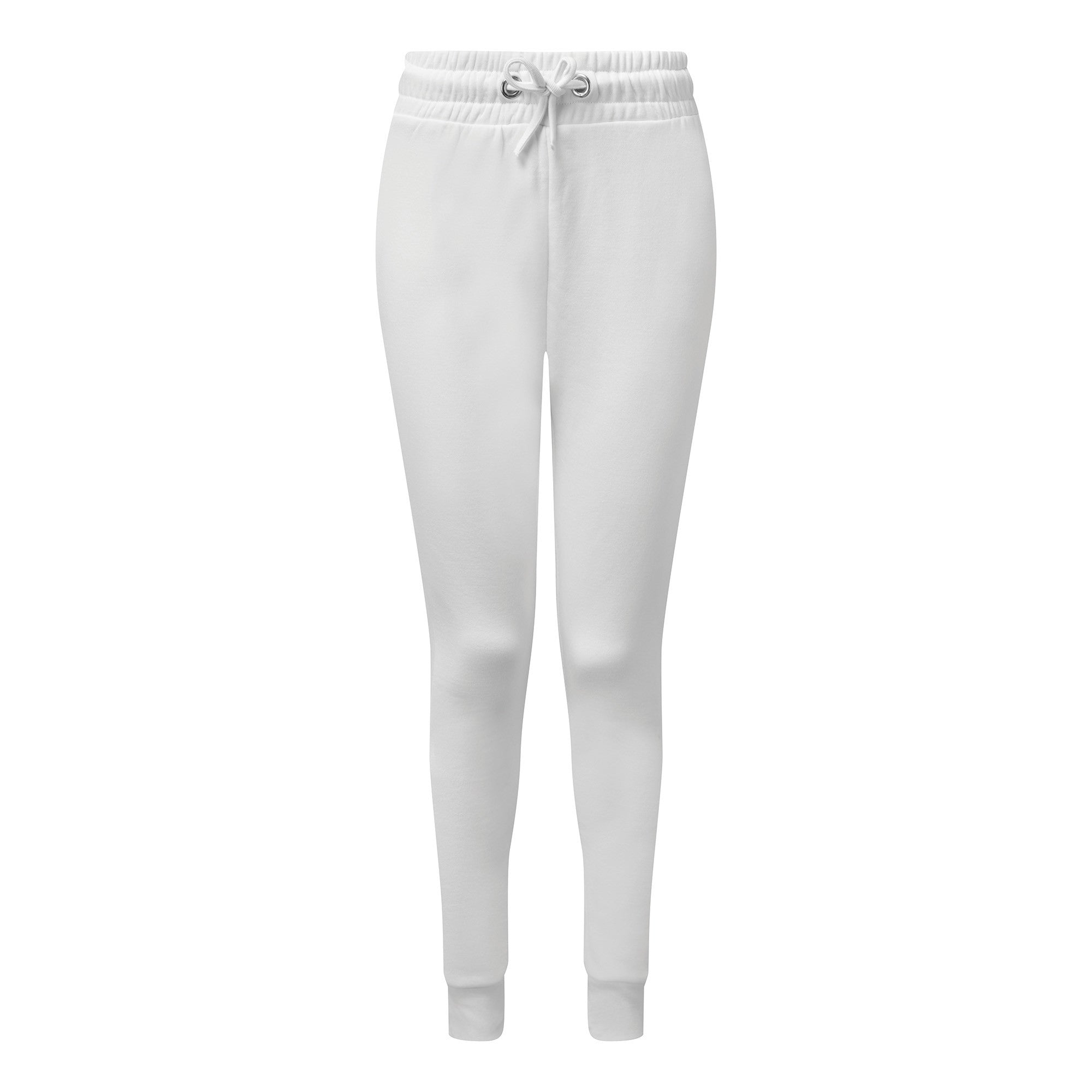 Womens Fitted Joggers | WHITE