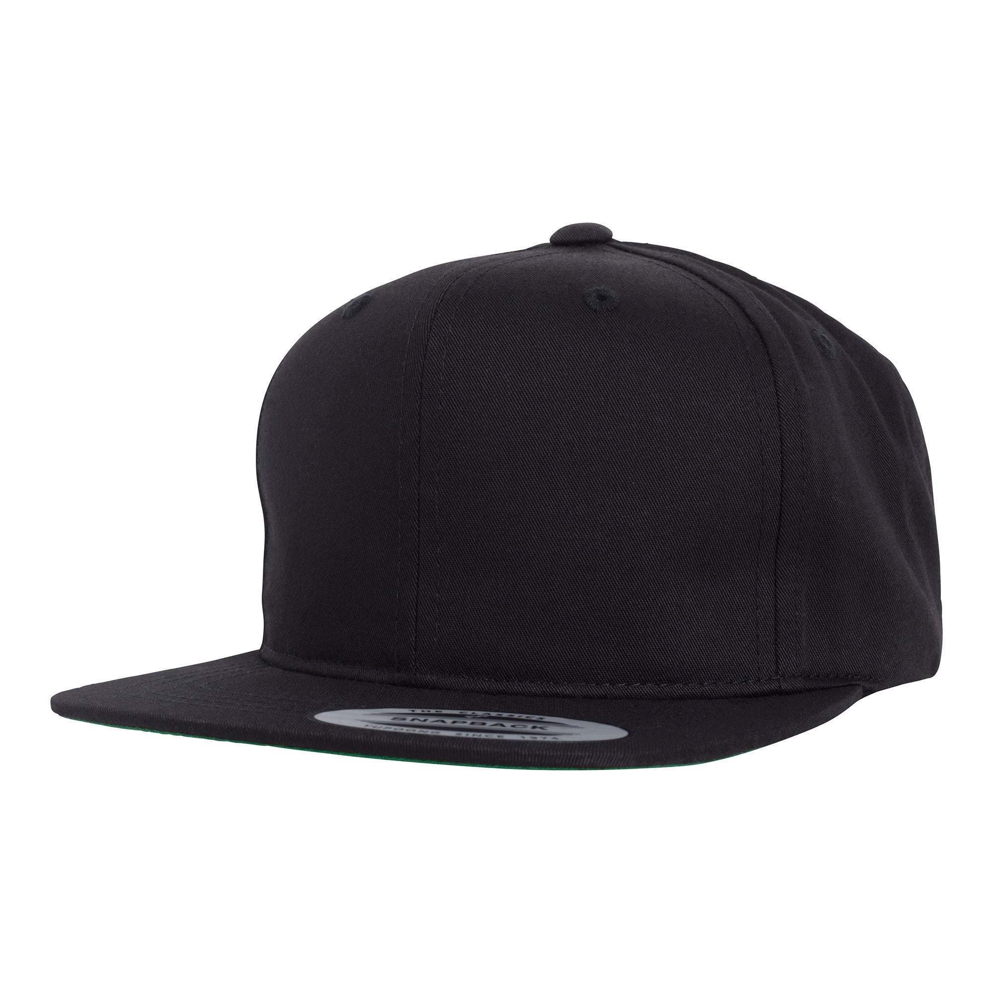 Pro-Style Twill Snapback Youth Cap | BLACK