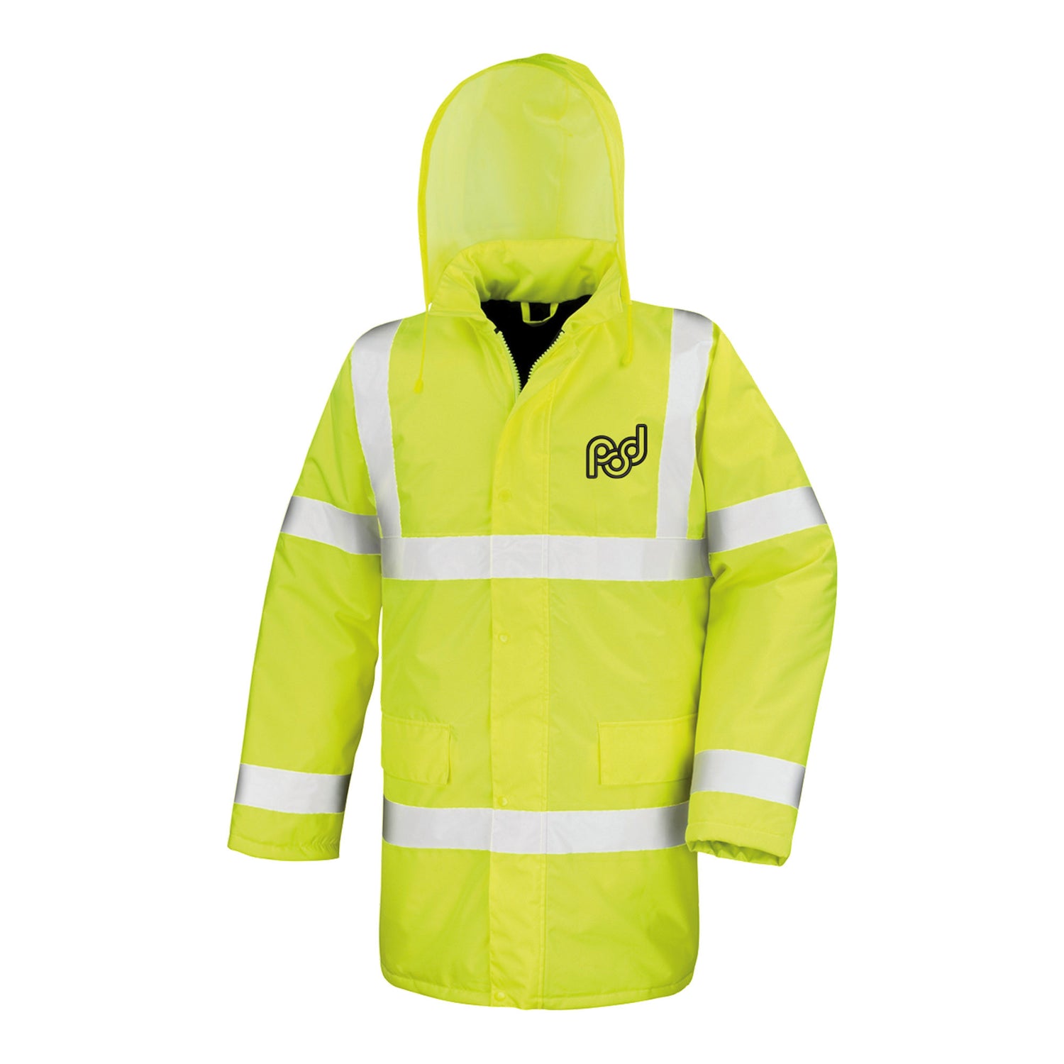 Pod Core Safety Hi-Vis Coat | FLUORESCENT YELLOW
