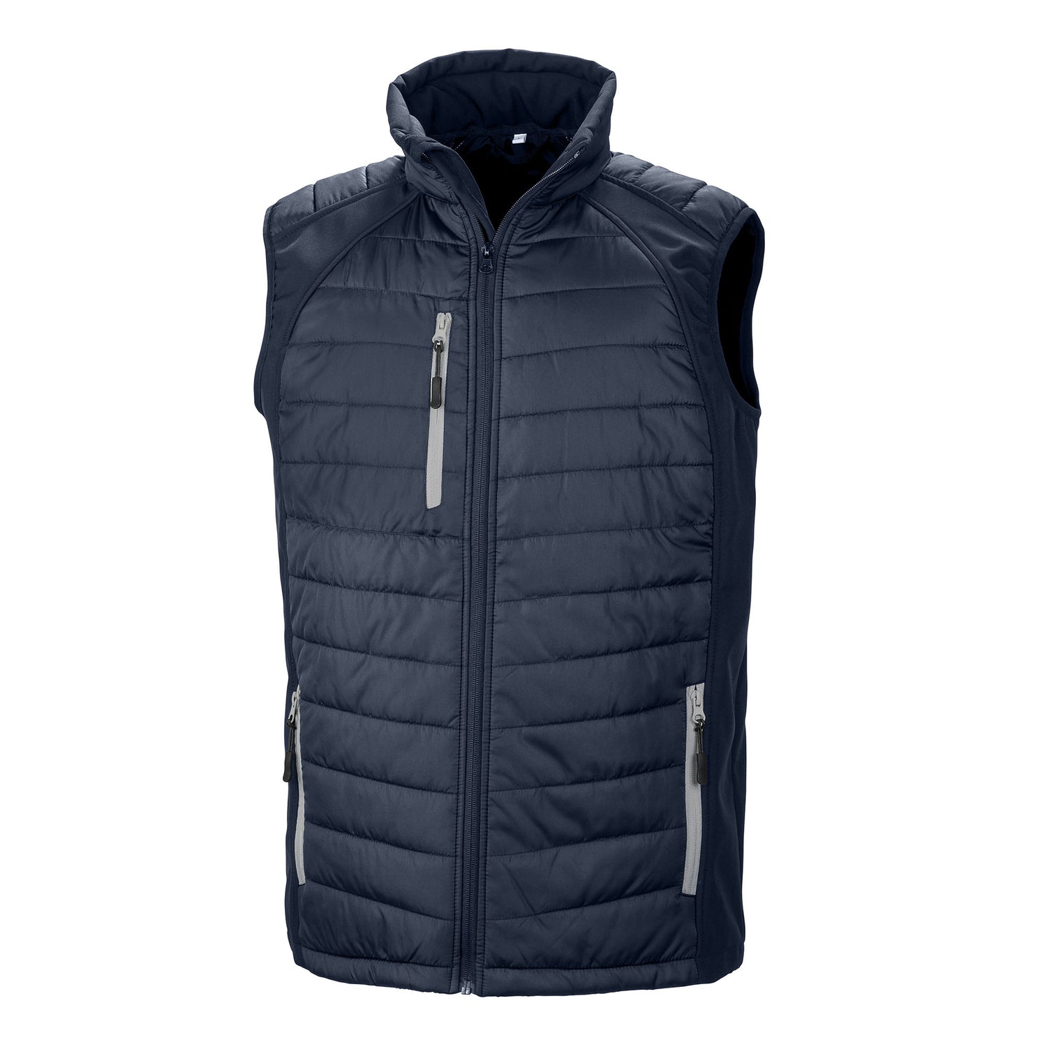 Compass Padded Gilet | NAVY/GREY