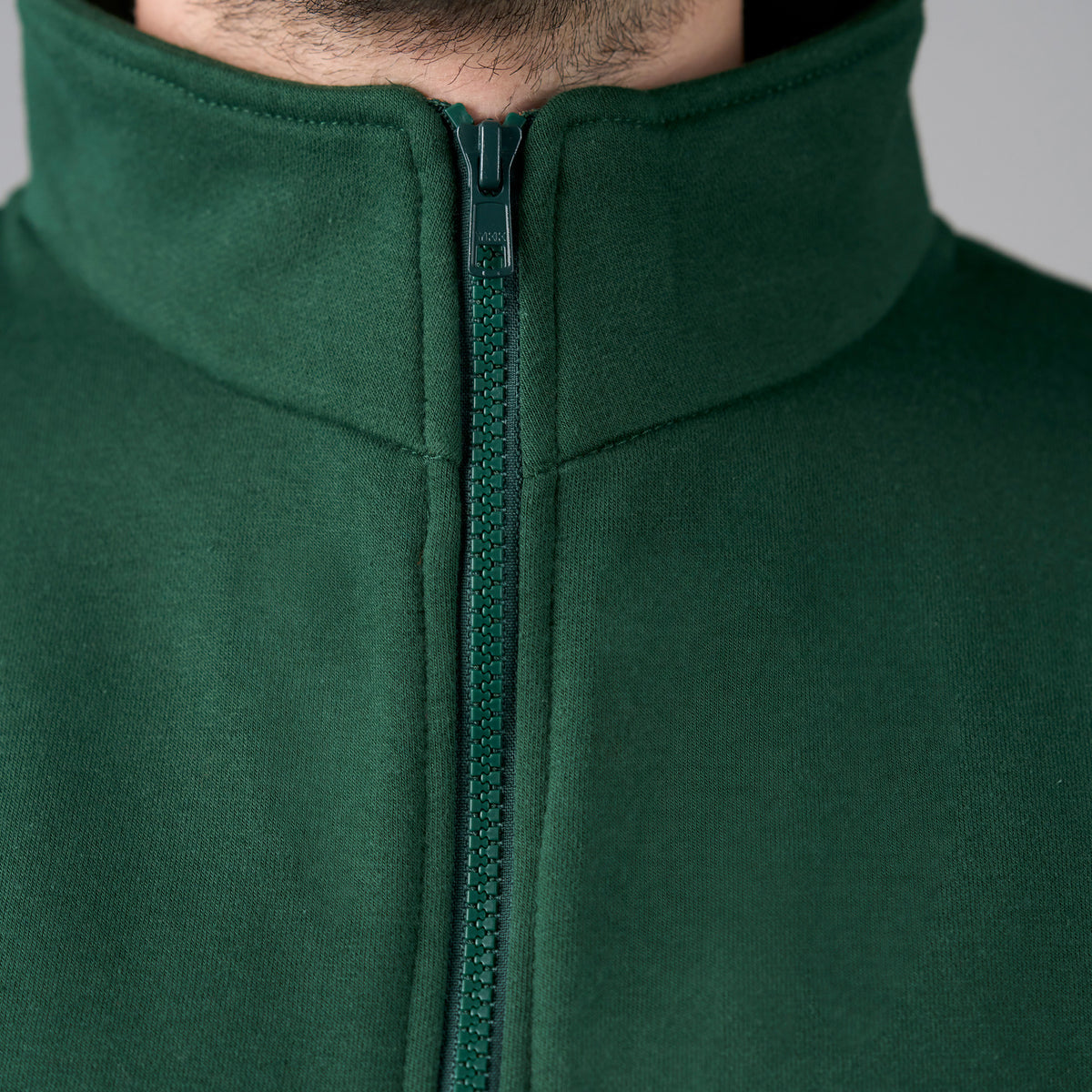 Pro Quarter Neck Zip Sweatshirt | SOLID GREY
