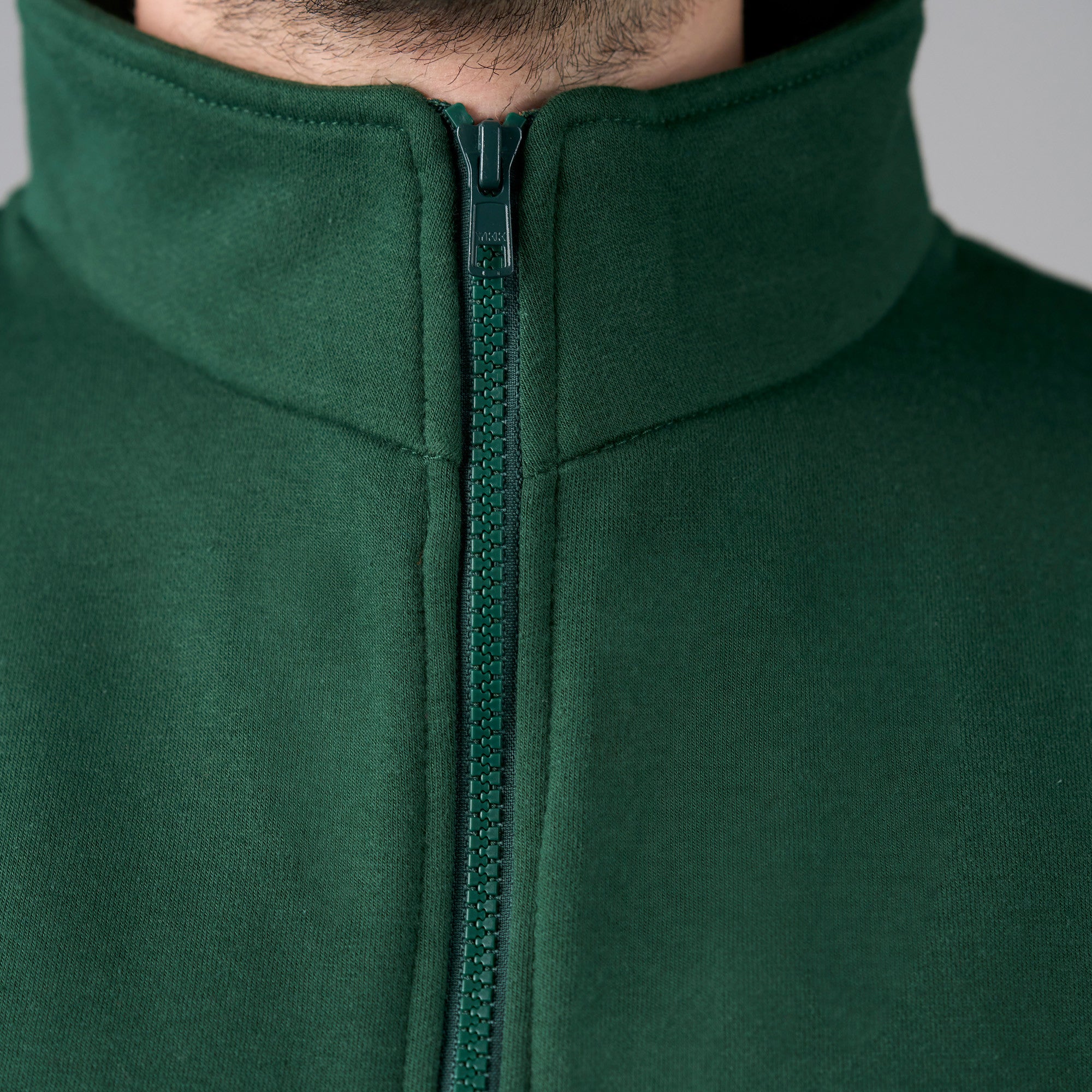 Pro Quarter Neck Zip Sweatshirt | CHARCOAL