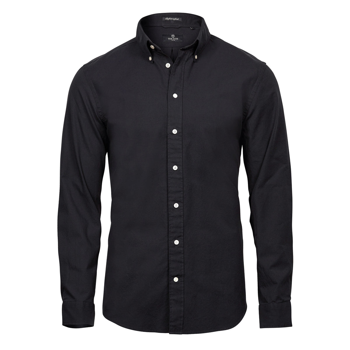 Perfect Long Sleeve Oxford Shirt | BLACK