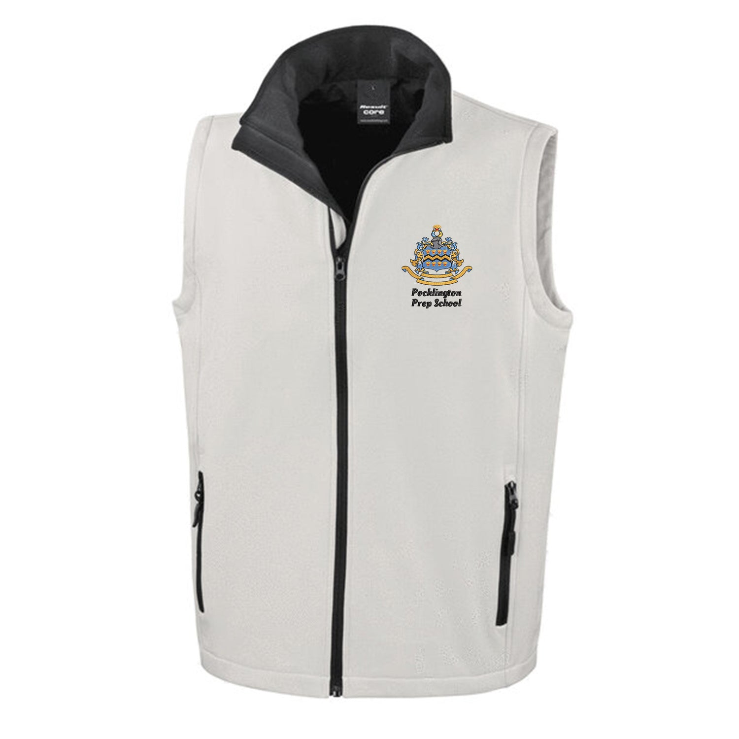 Pocklington Gilet - Prep School | WHITE/BLACK
